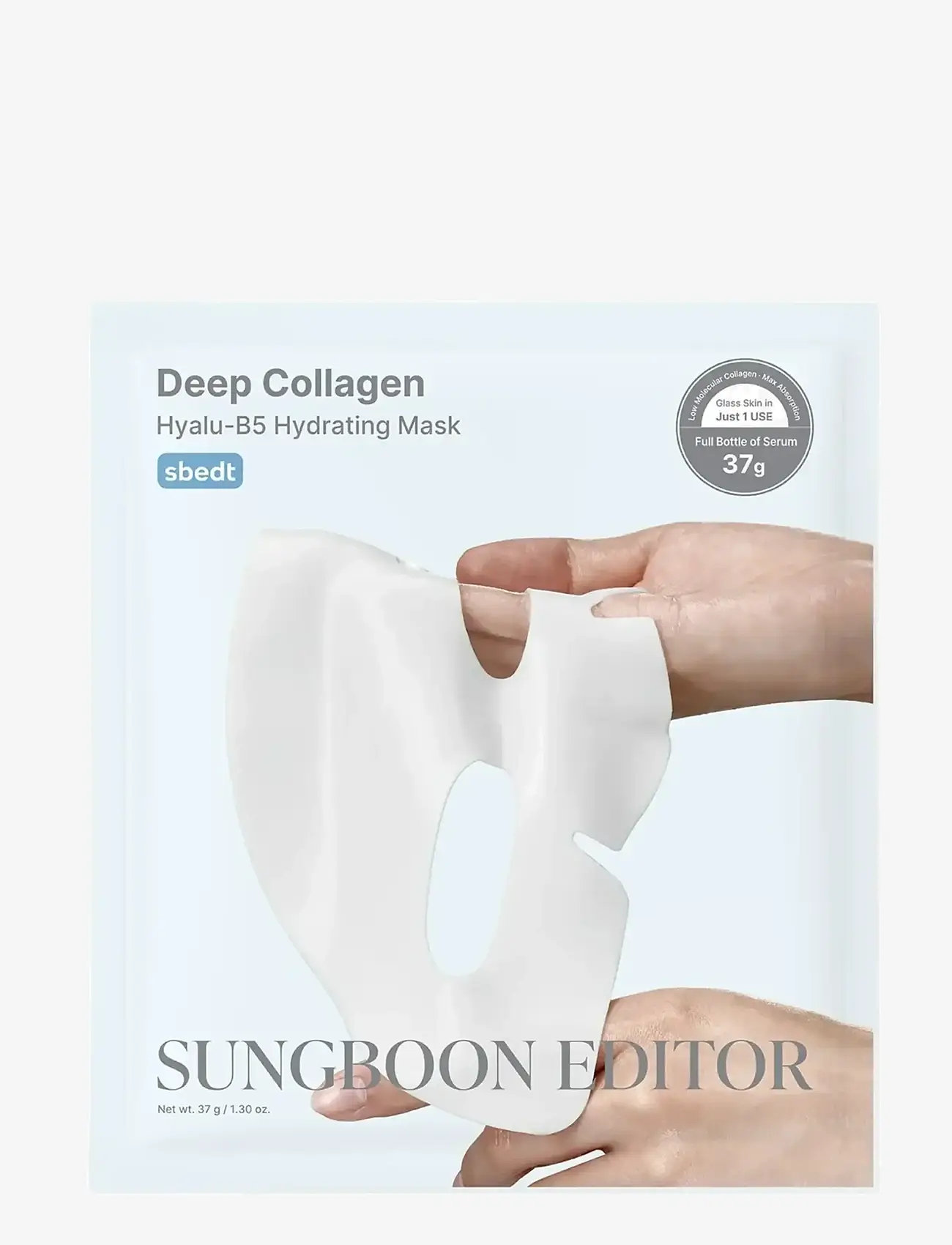 Sungboon Editor - Deep Collagen Hyalu-B5 Hydrating Mask - sheet masks - clear - 1