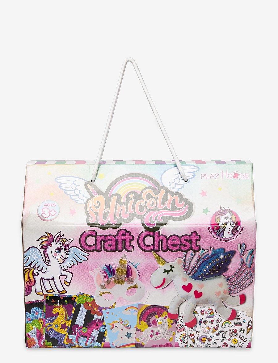Suntoy - PYSSELLÅDA UNICORN 31 x 14,5 x 25 CM - kreasæt - multi - 0