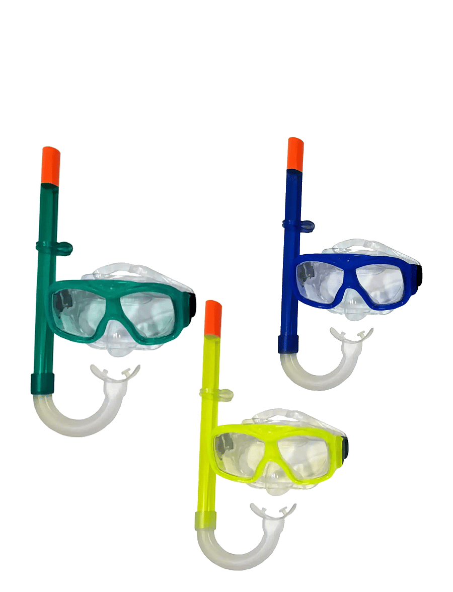 Suntoy - CYKLOP GLASÖGON+SNORKEL 3 FRG - dykleksaker - assorted - 1