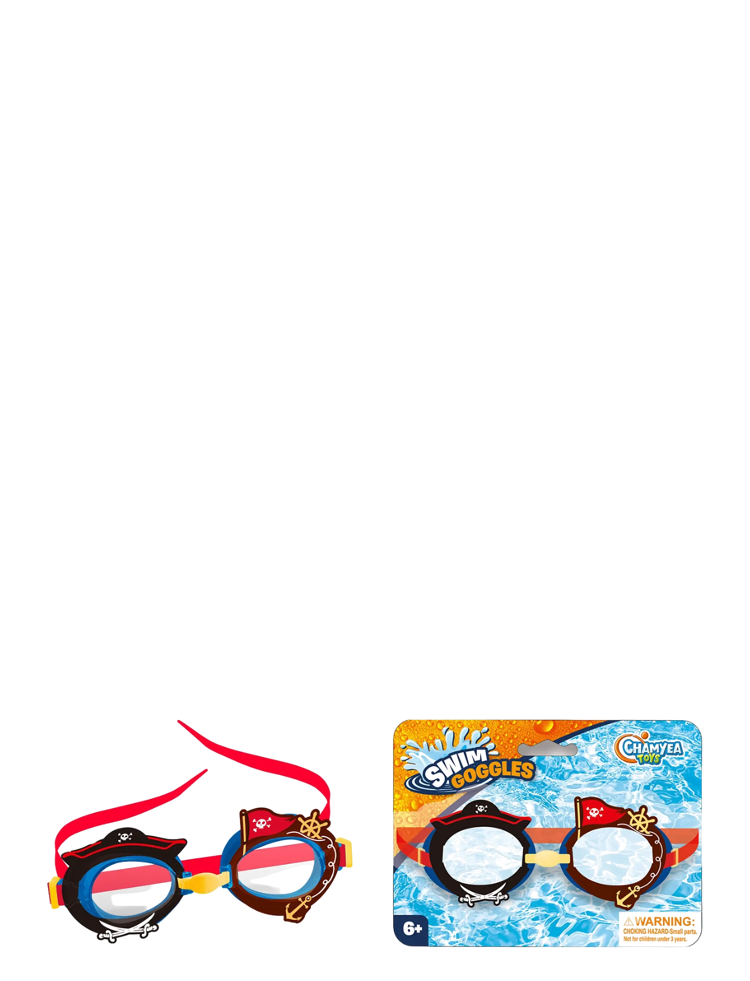 Suntoy SIMGLASÖGON PIRAT 17,5 x 12 CM - Spordivahendid - RED / multi
