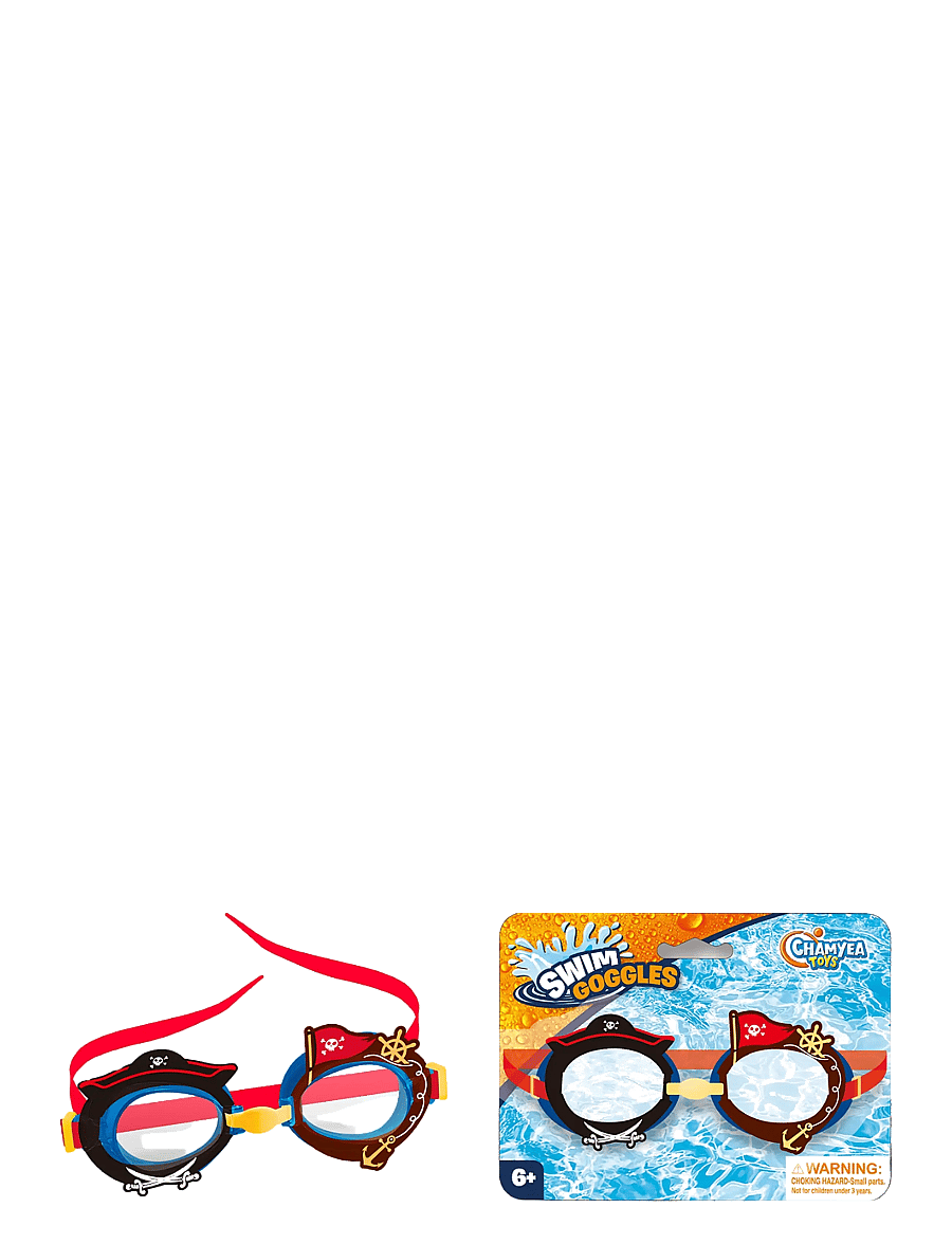 Suntoy - SIMGLASÖGON PIRAT 17,5 x 12 CM - sund aukahlutir - red - 0