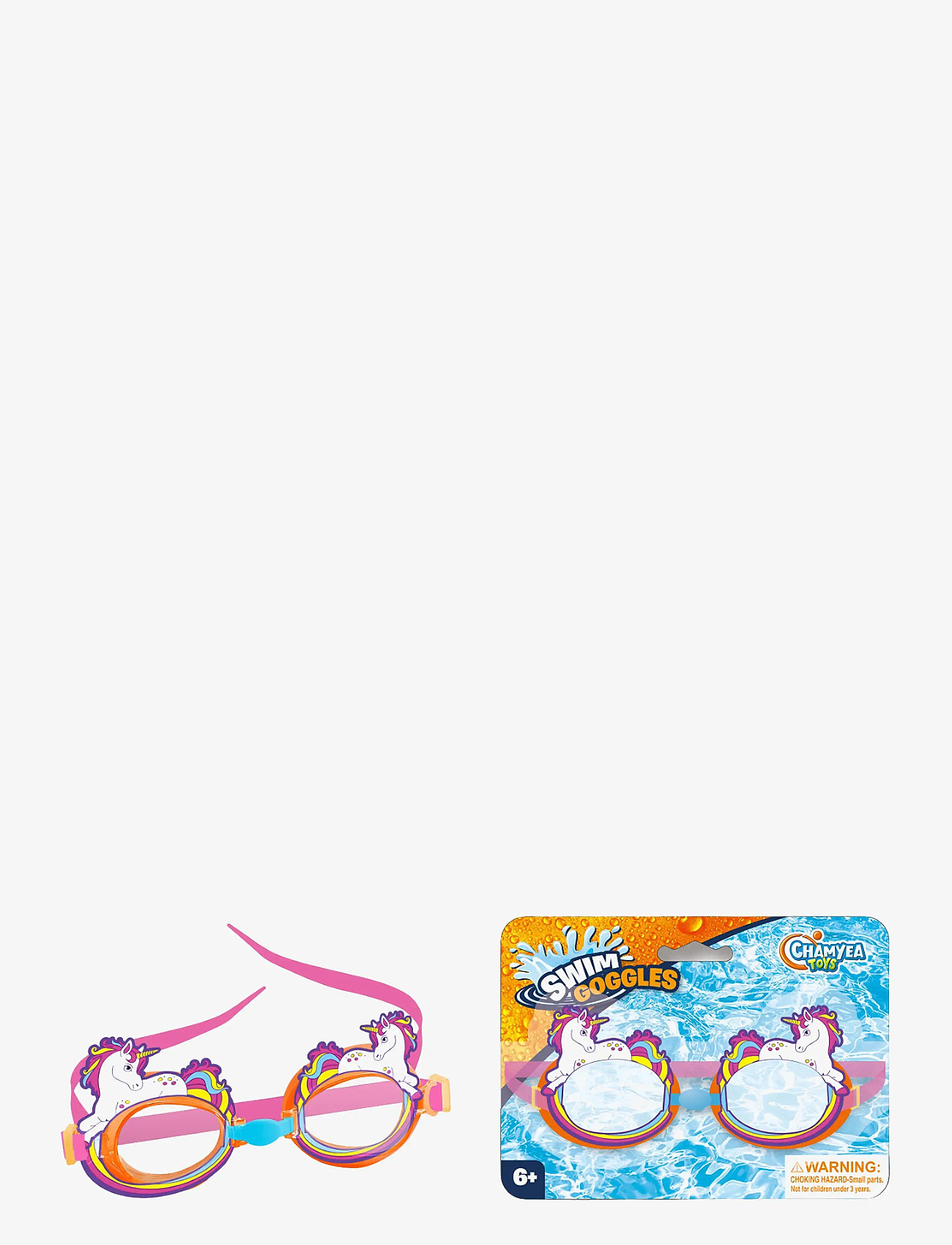 Suntoy - SIMGLASÖGON UNICORN 17,5 x 12 CM - svømmetilbehør - pink - 0