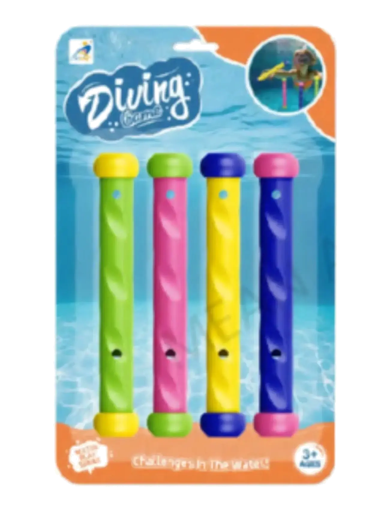 Suntoy - SIM- OCH DYKLEKSAK 4 ST PINNAR - multi coloured - 1