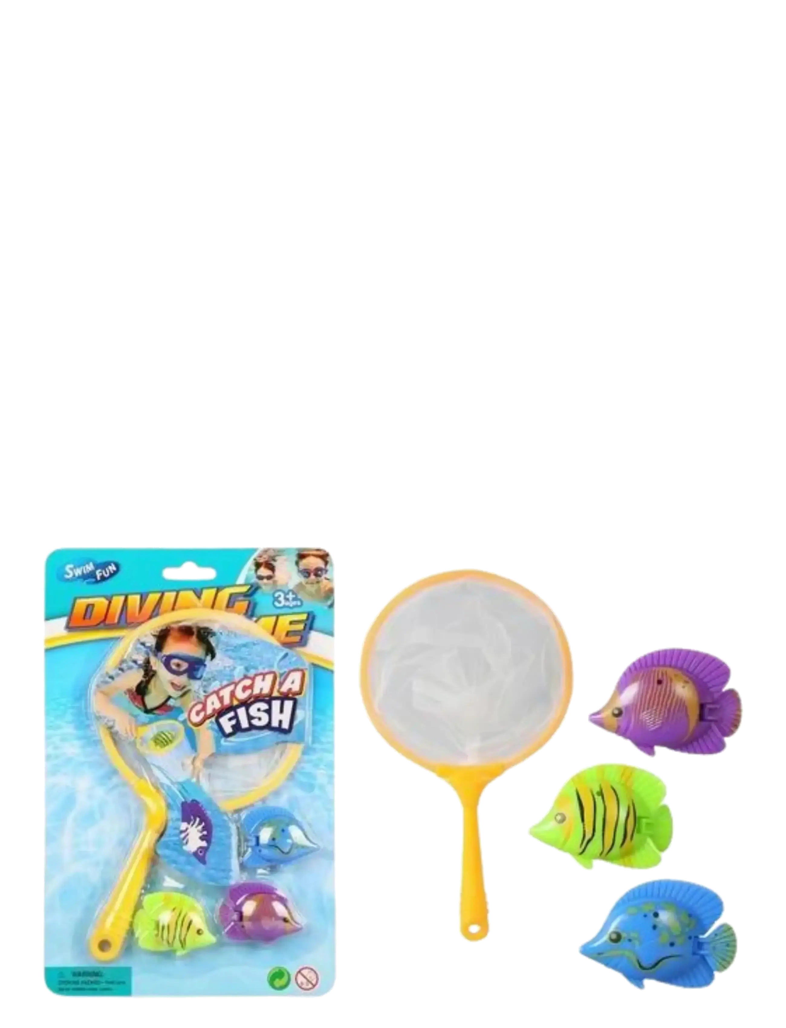 Suntoy DYKLEK FISK MED HOV BLISTER - Dykkerlegetøj - MULTI COLOURED / yellow
