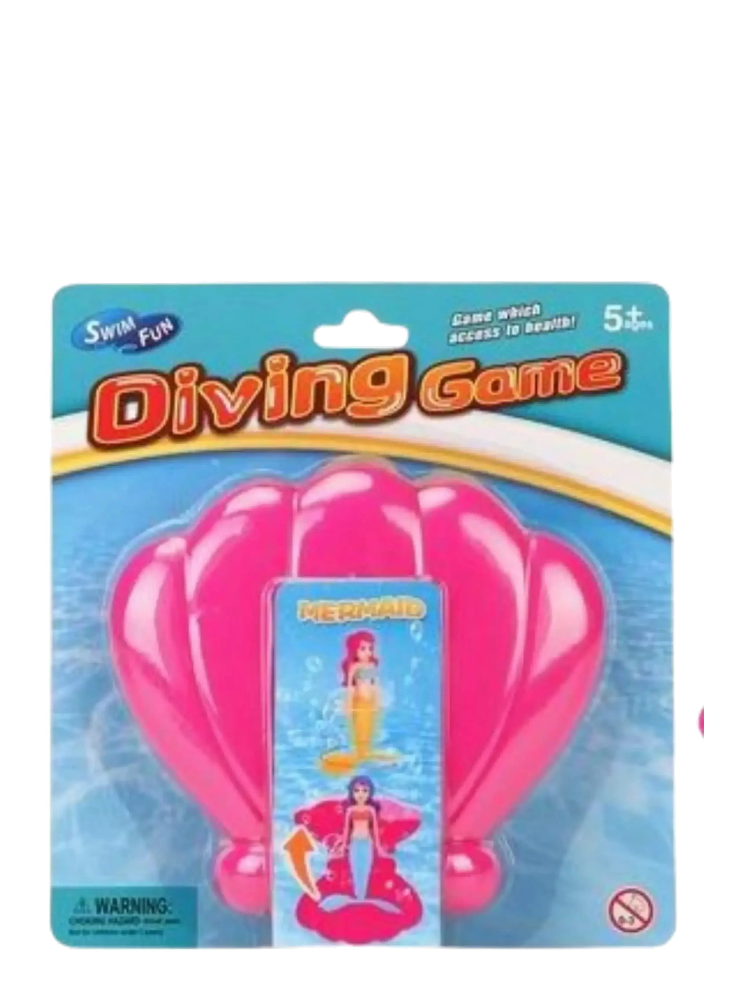 Suntoy - DYKLEK SJÖJUNGFRU MED SNÄCKSKAL BLISTER - pink - 1