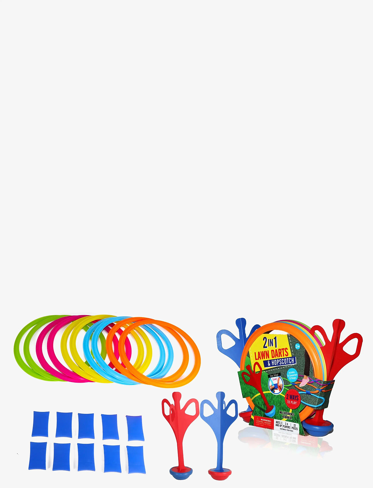 Suntoy - HOPPRINGAR/DARTSPEL 2 IN 1 - udendørs spil & sport - multi coloured - 0