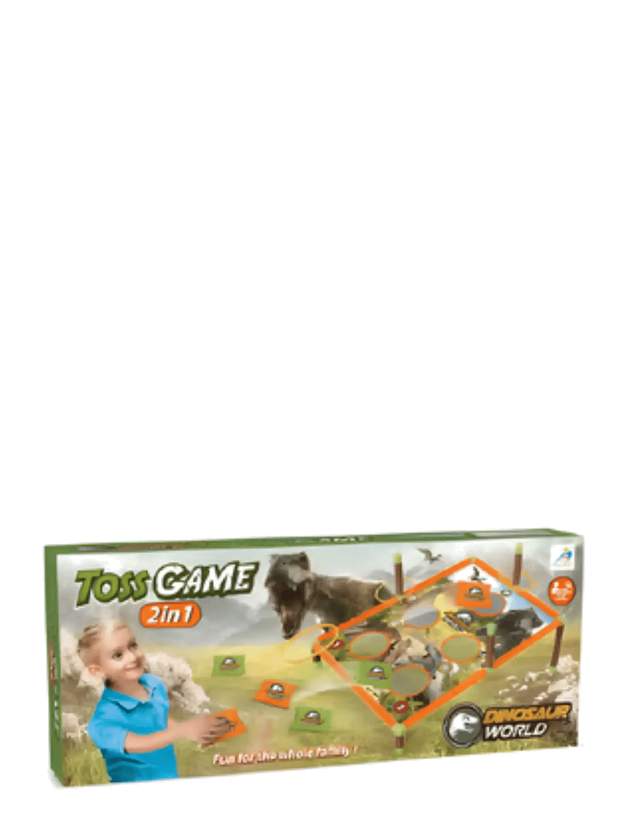 Suntoy - TOSS GAME 2 IN 1 DINOSAUR - utomhusspel - multi coloured - 1