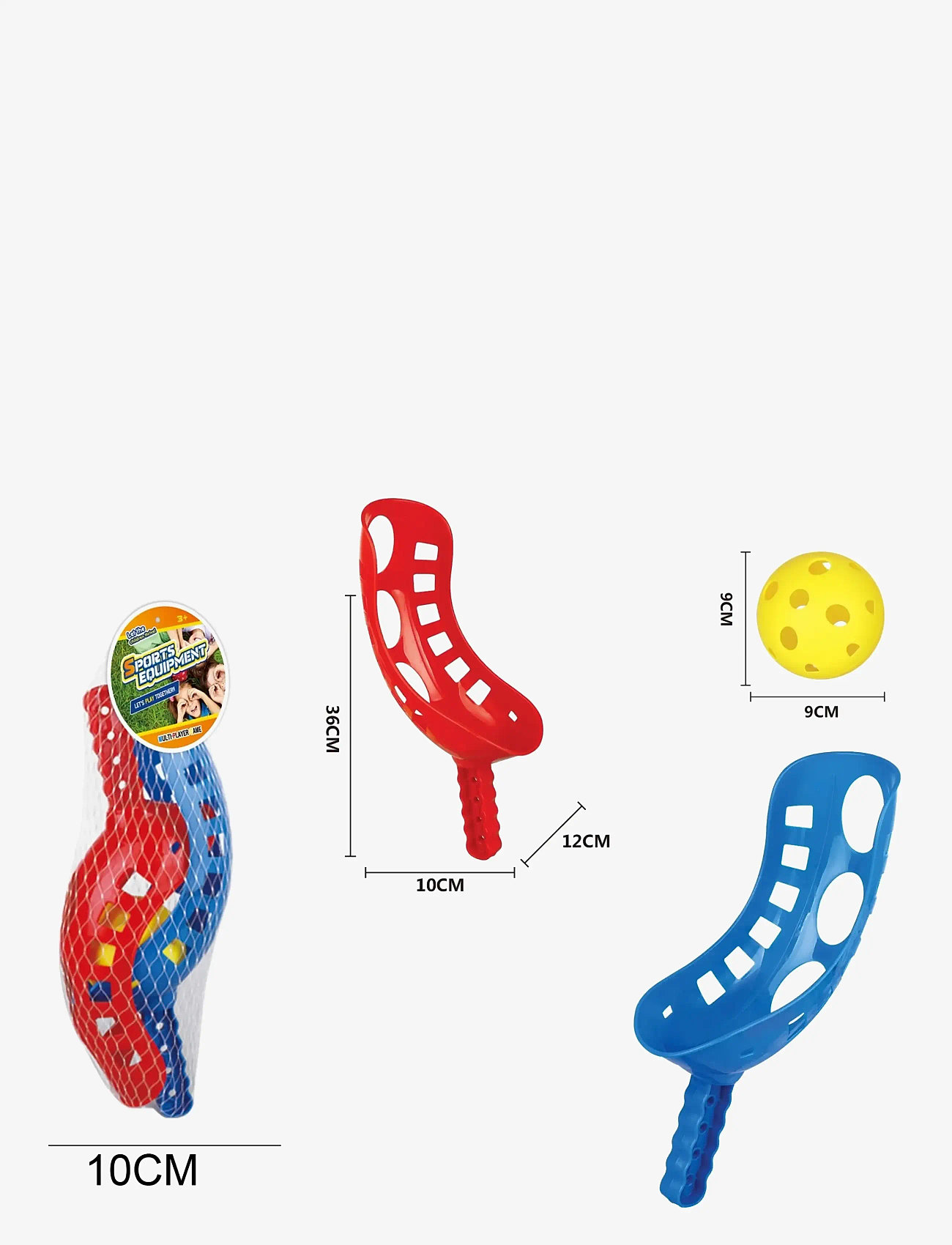 Suntoy - SCOOP BALL 36 CM - udendørs spil & sport - multi coloured - 0