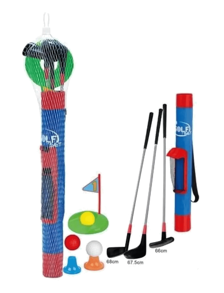 Suntoy - GOLFBAG M 3 KLUBBOR & TILLBEHÖR - udendørsspil - multi coloured - 0