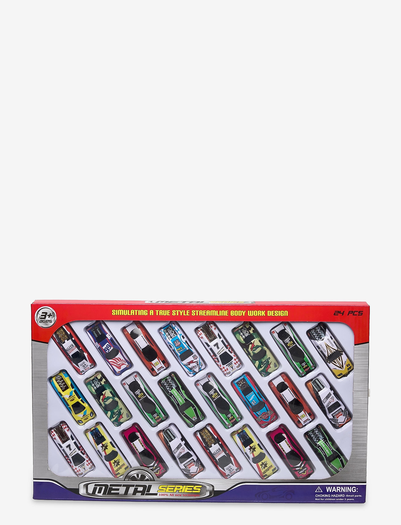 Suntoy - BIL 7 CM METALL FW 24-PACK - leksaksbilar - multi - 0