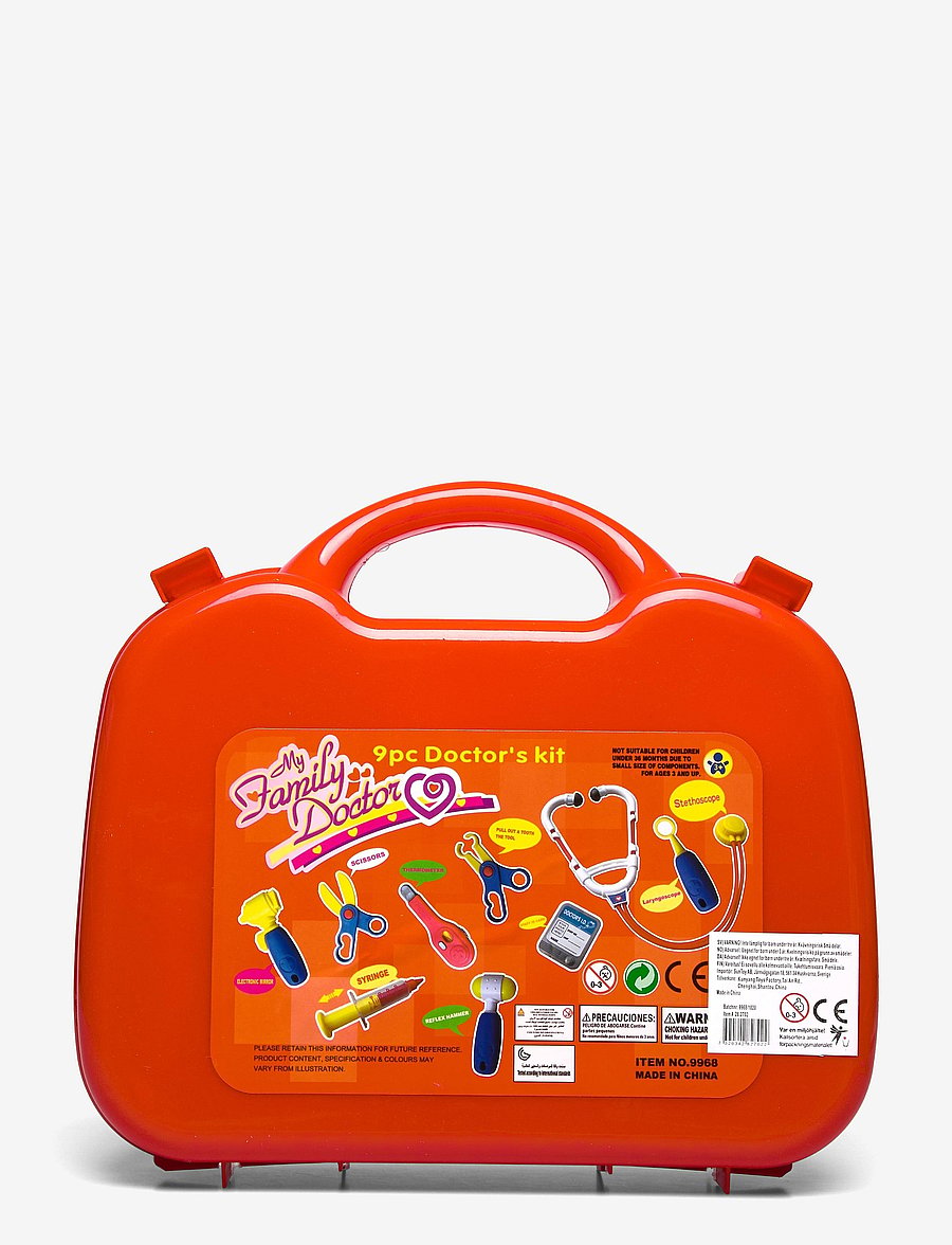 Suntoy - DOKTORSVÄSKA RÖD 27 CM - lægesæt - multi - 1