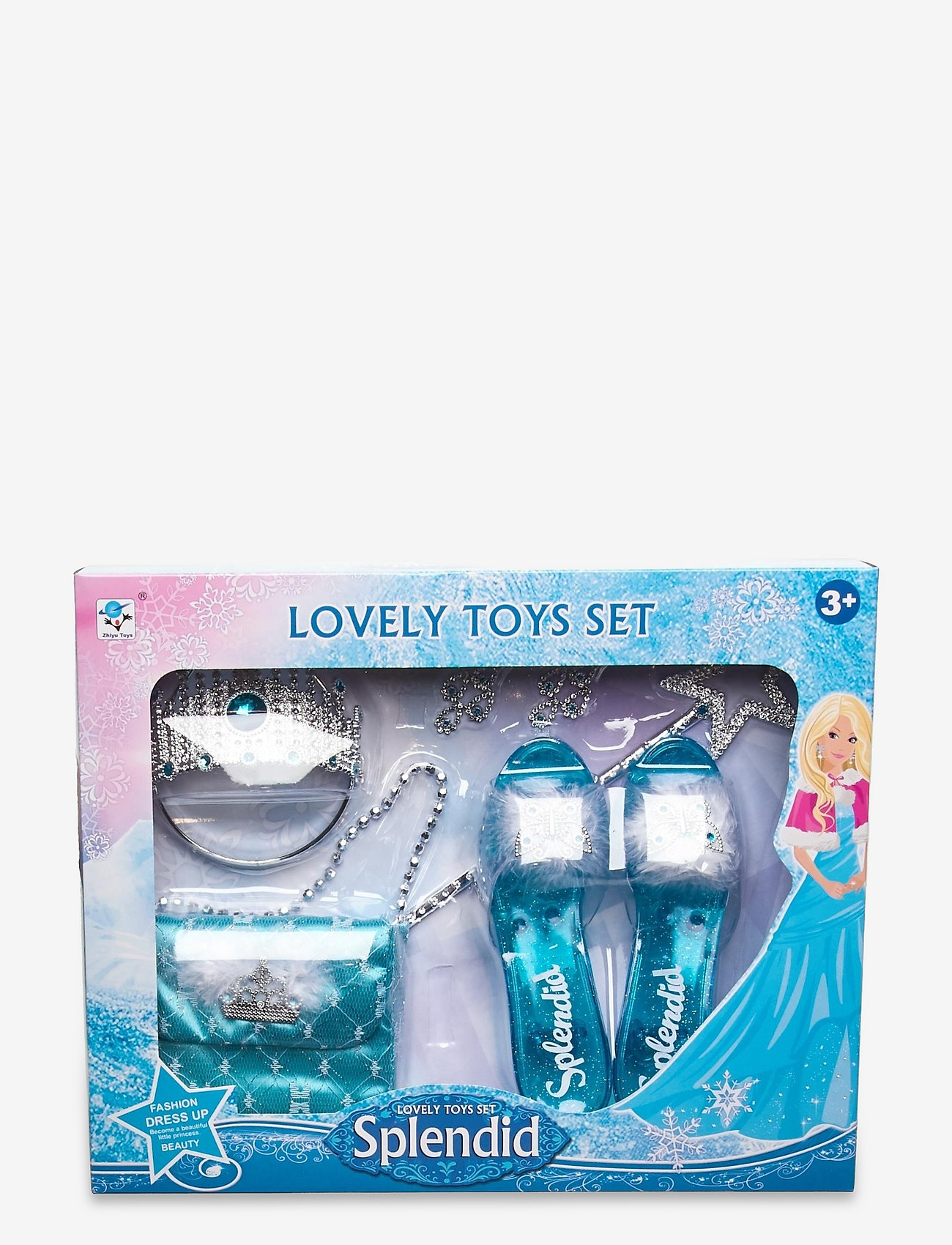 Suntoy - PRINSESSSET BLÅ 38x31 cm - maskeradtillbehör - blue - 0