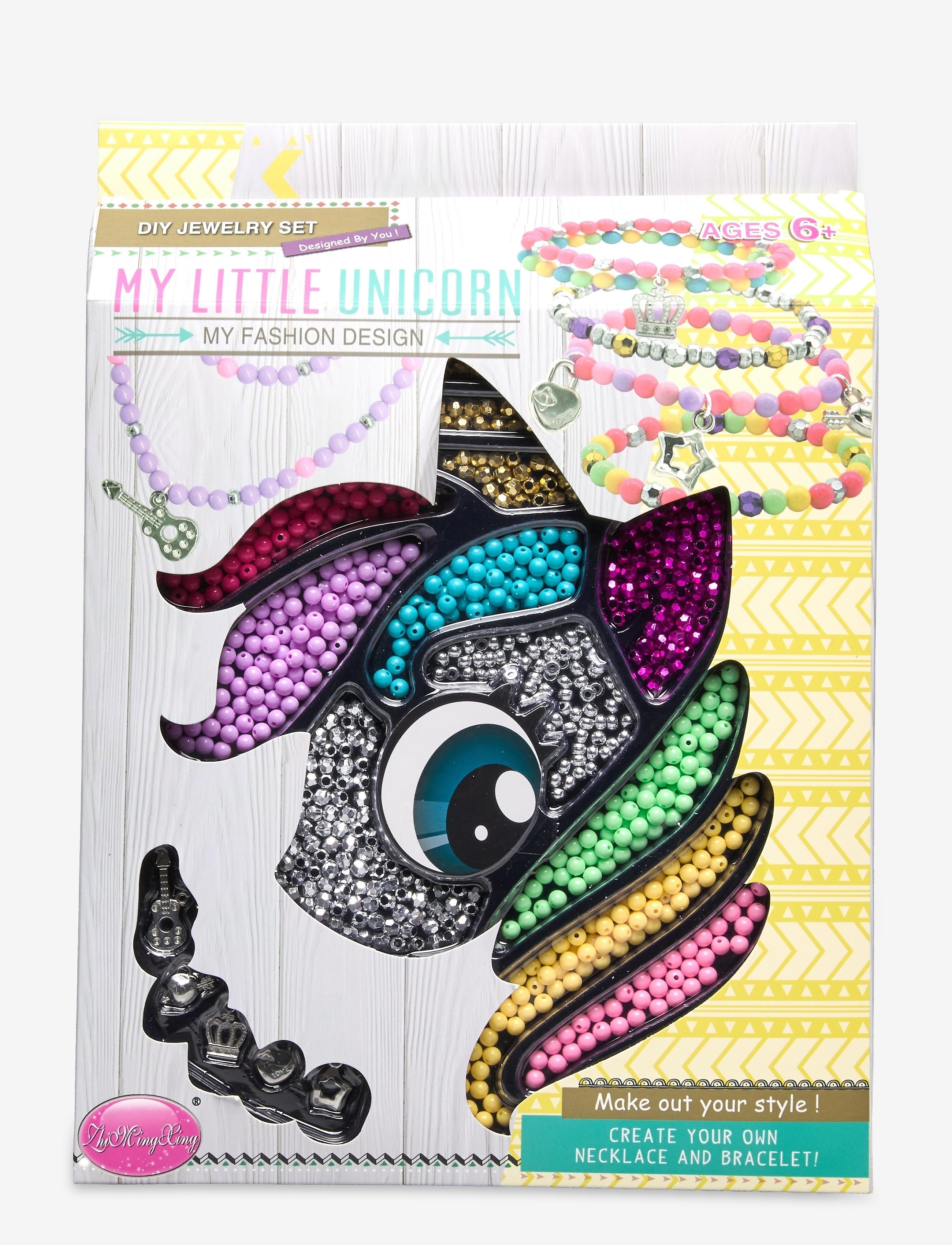 Suntoy PÄRLSET UNICORN 33,7 X 24,7 X 4,8 CM - Toys - MULTI / multi
