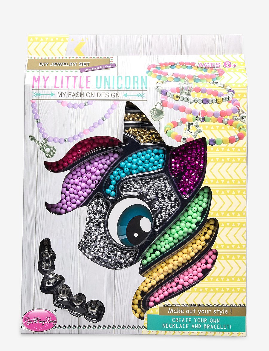 Suntoy - PÄRLSET UNICORN 33,7 X 24,7 X 4,8 CM - pärlor - multi - 0