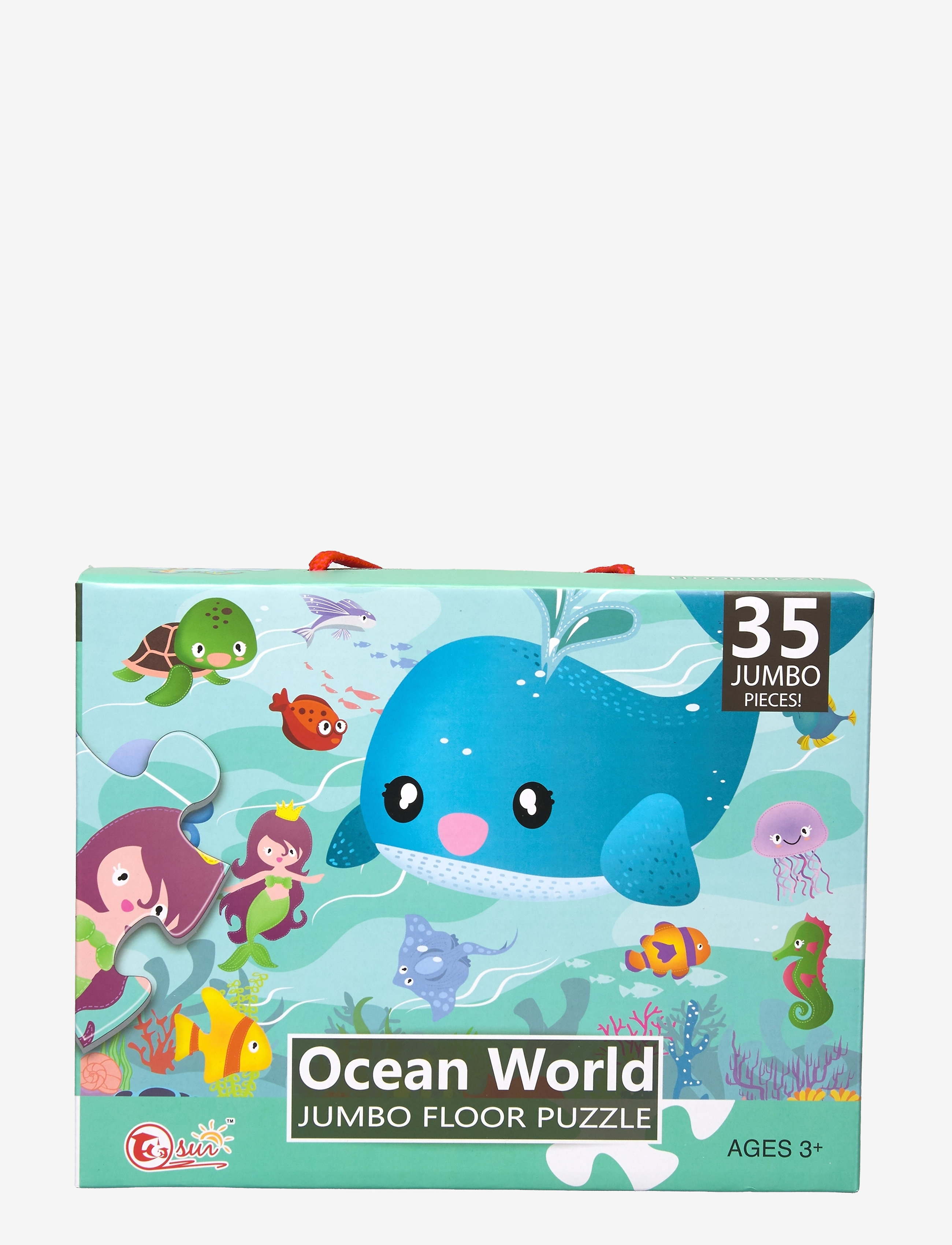 SUNTOY Pussel Jumbo Ocean 35 Pcs 60X44 Cm Blau - One Size - Kinder