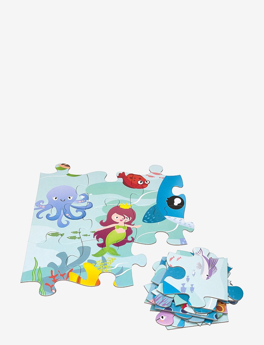Suntoy - PUSSEL JUMBO OCEAN 35 PCS 60x44 CM - klassiske puslespil - multi - 1