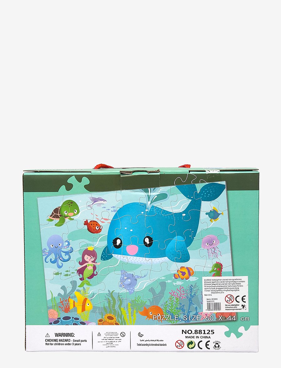 Suntoy - PUSSEL JUMBO OCEAN 35 PCS 60x44 CM - klassiske puslespil - multi - 2