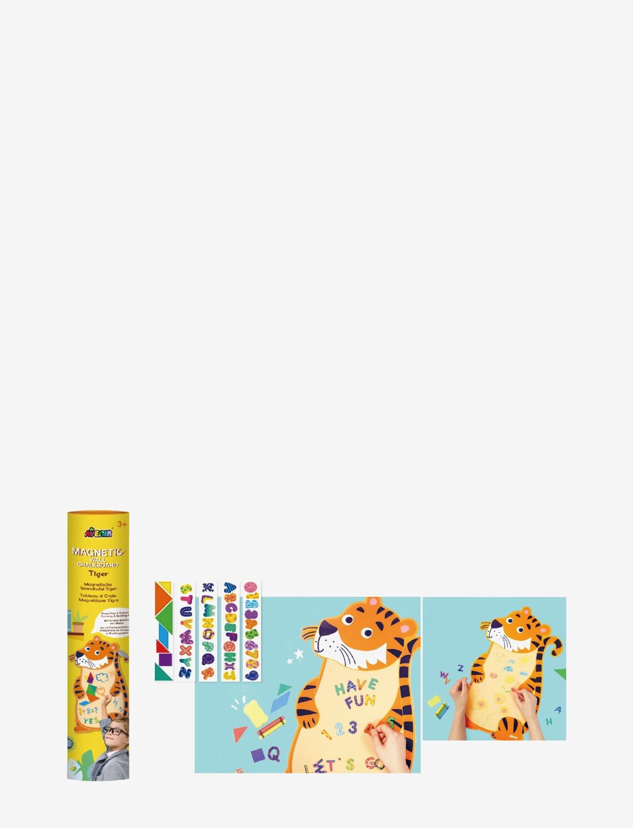 Suntoy Avenir Magnetisk Rittavla Tiger, Børn, Craft Sæt, Multi/mønstret, Str: ONE SIZE