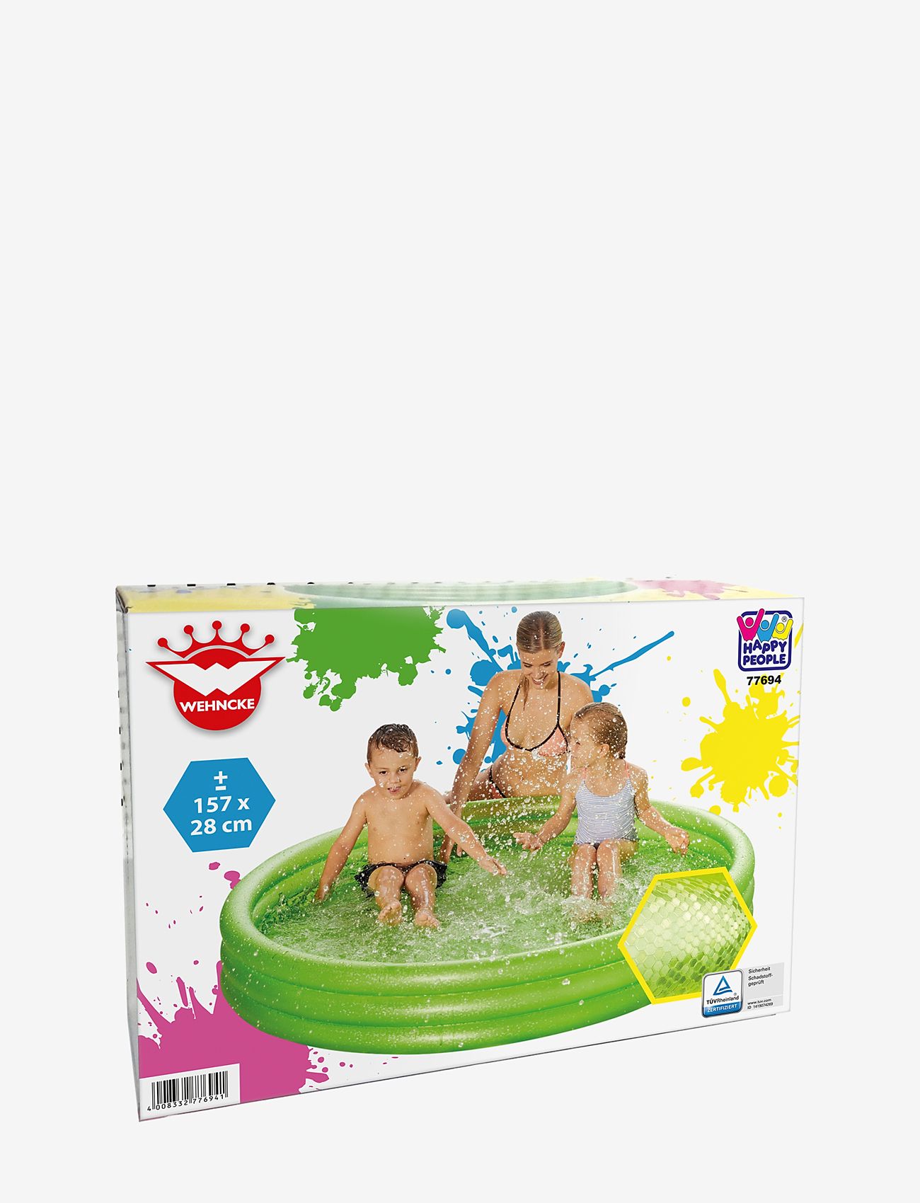Suntoy - POOL RINGAR NEON SHINE M - barnpooler - green - 1