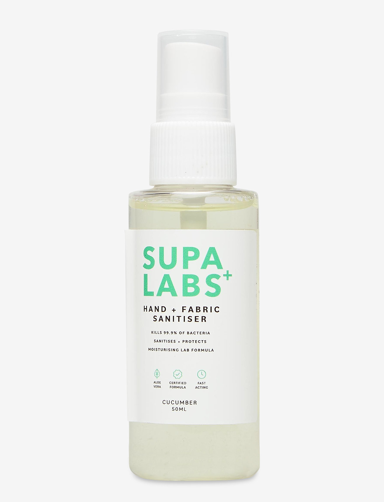 SUPALABS - LI ALC FREE HAND/FABRIC SANISTISERS 50 ML - white - 0
