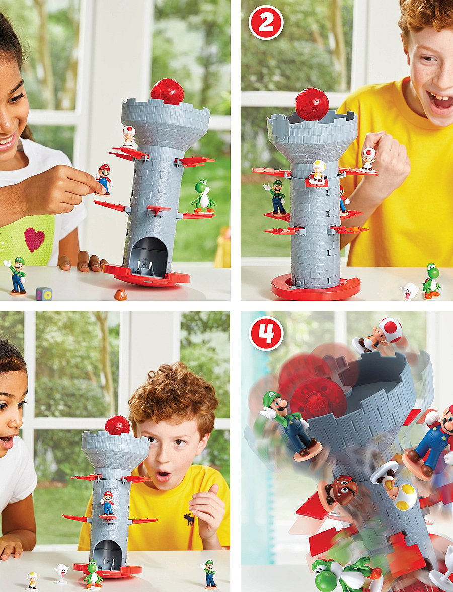 Epoch Games - Super Mario™ Blow Up! Shaky Tower - borðspil - multicolour - 2