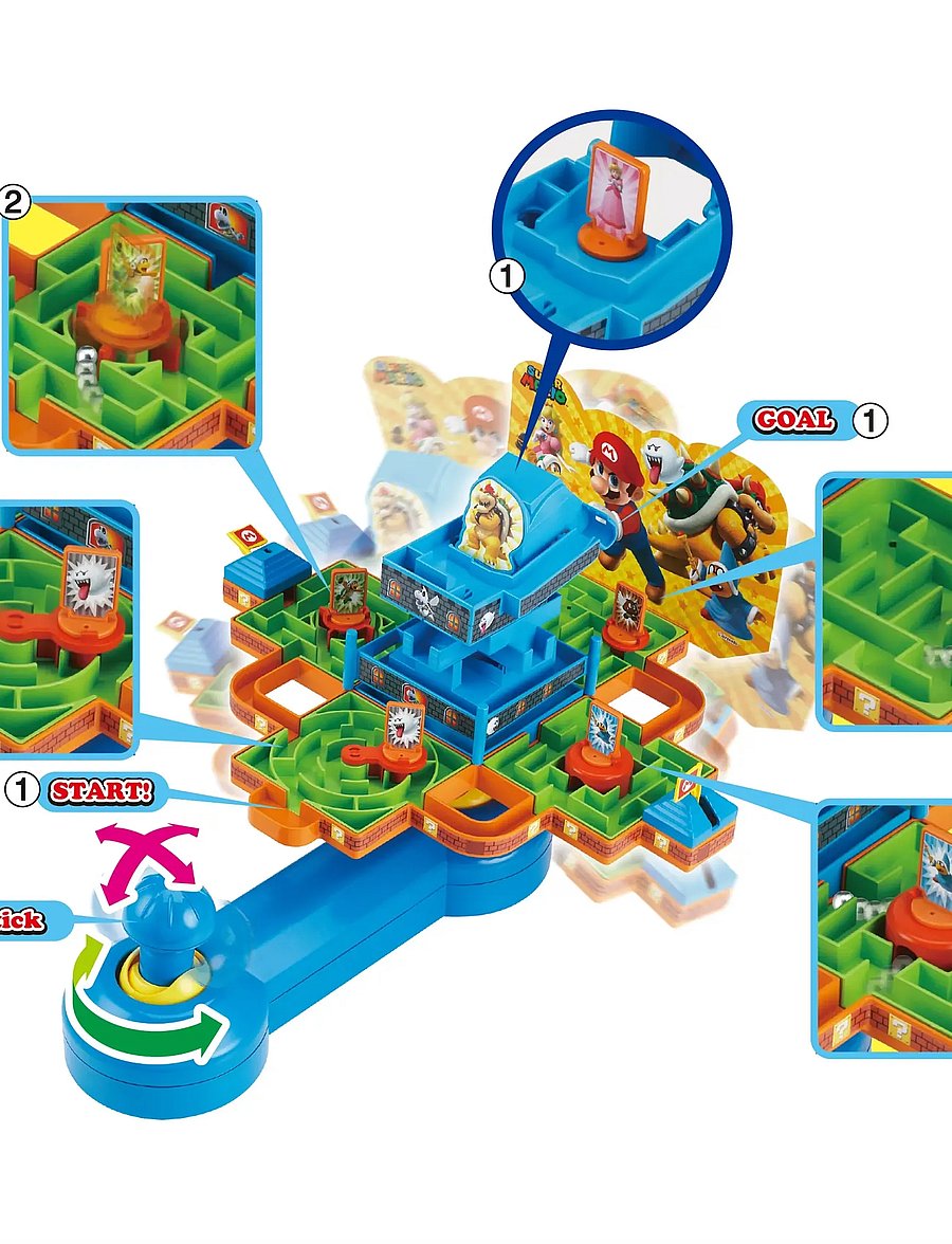 Epoch Games - Super Mario™ Maze Game DX - brädspel - multicolour - 2