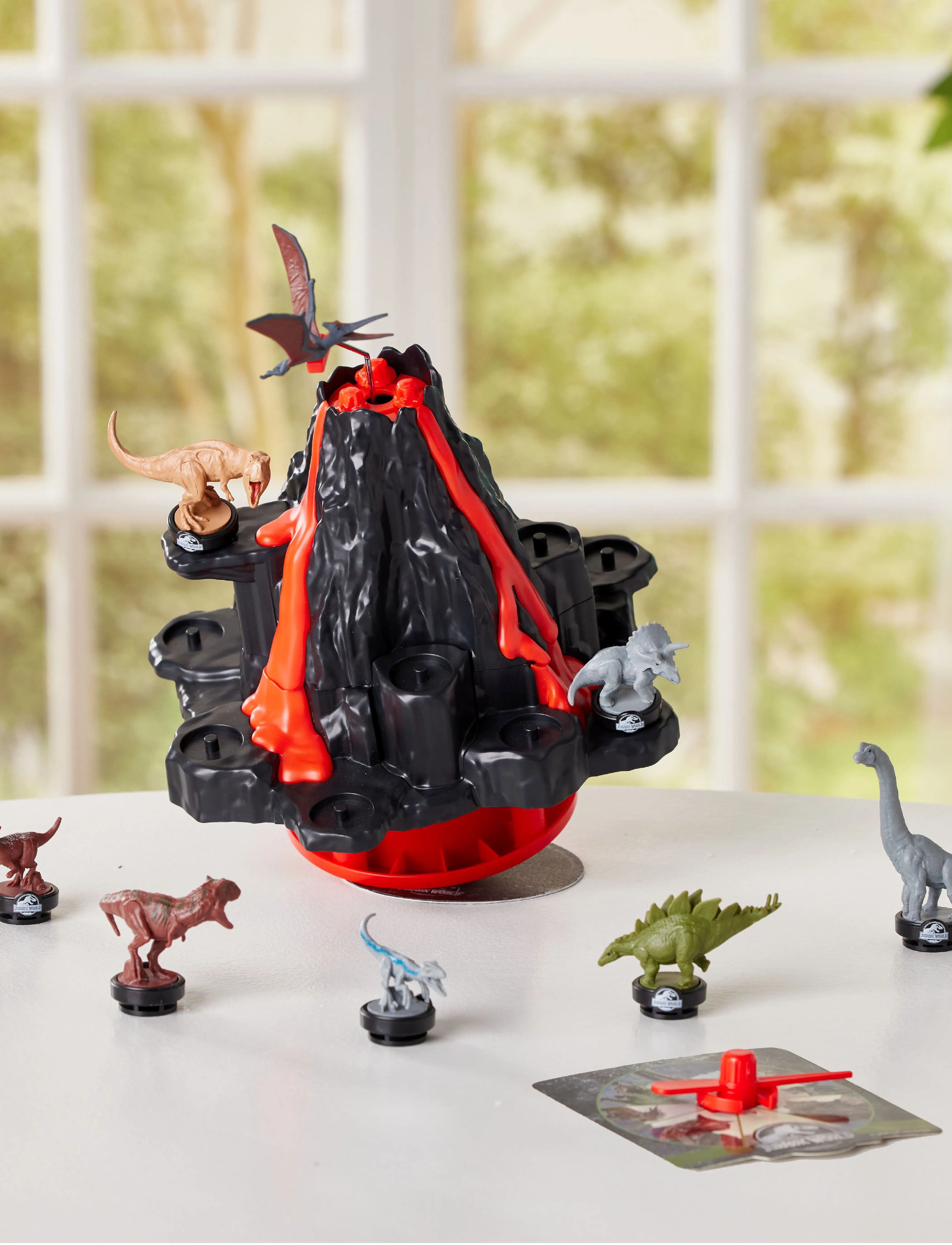 Epoch Games Jurassic World Shaky Volcano, One Size, Multi/patterned, Legesæt Og Actionfigurer > Legesæt, Børn