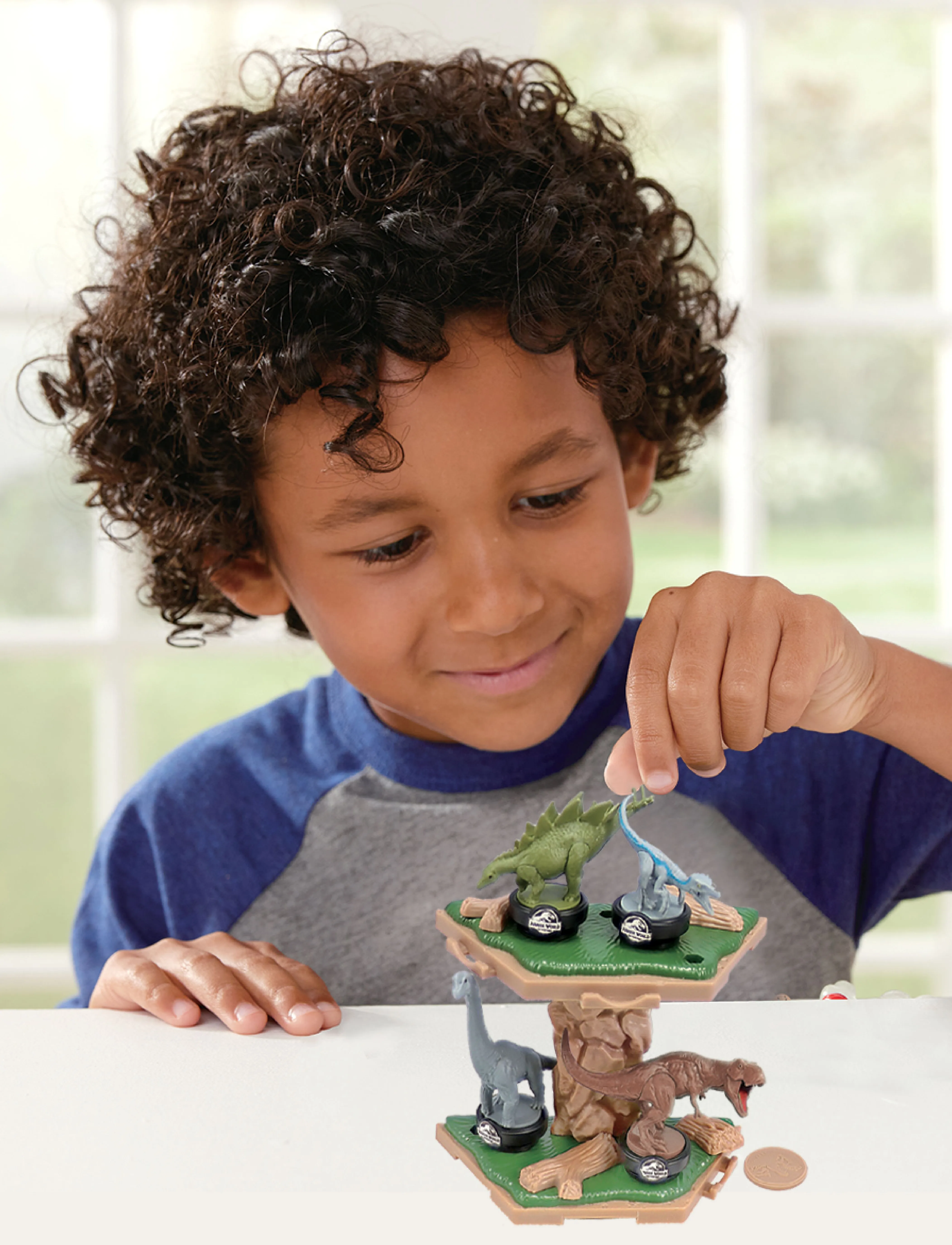 Epoch Games Jurassic World Island Quake, One Size, Multi/patterned, Legesæt Og Actionfigurer > Legesæt, Børn