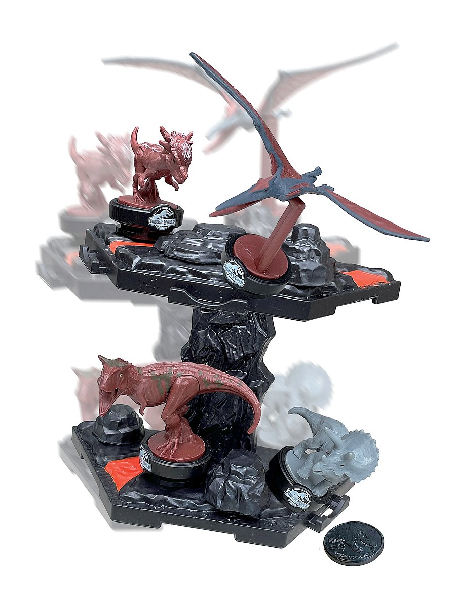 Epoch Games - Jurassic World Volcano Quake - leikfangasett - mixed - 3