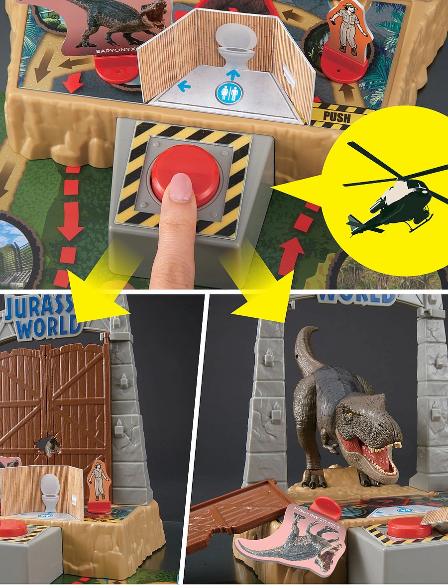 Epoch Games - Jurassic World T-Rex Escape - leikfangasett - mixed - 4