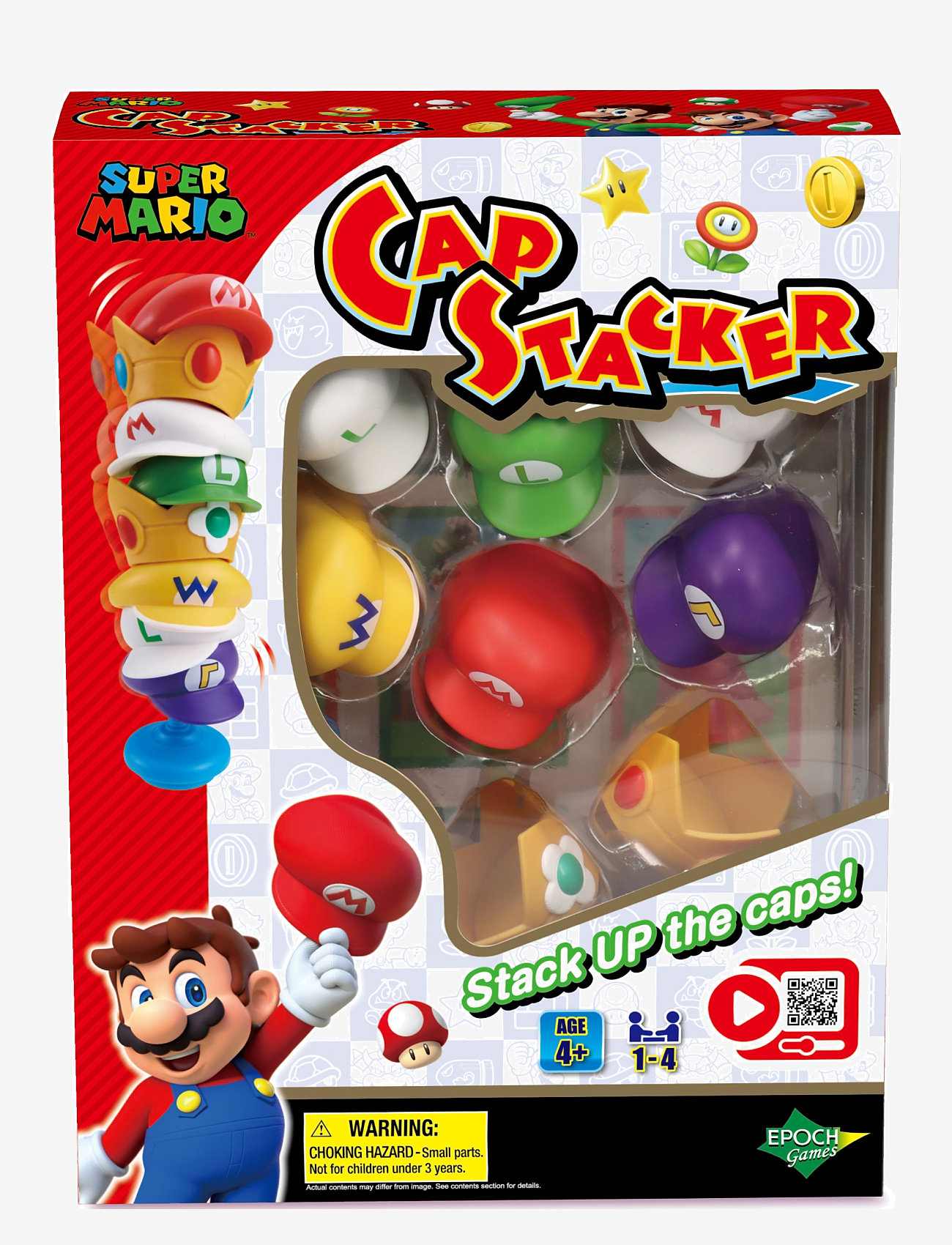 Epoch Games - Super Mario Cap Stacker - kortspel - mixed - 0