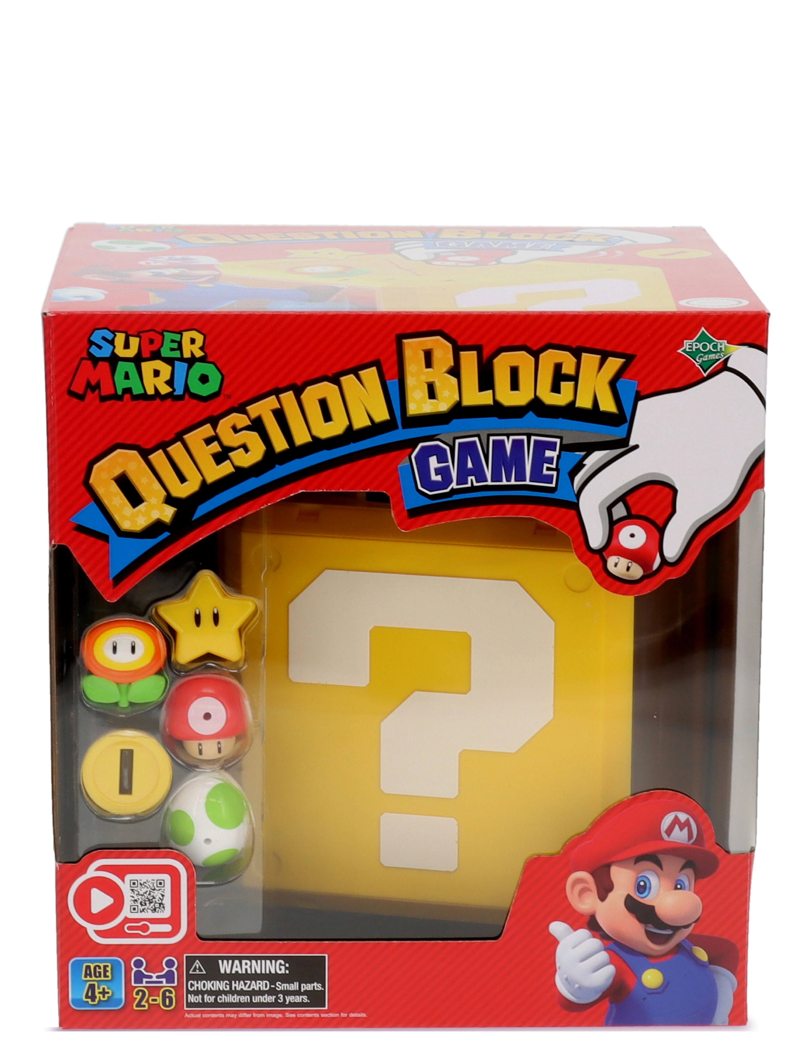 Epoch Games Super Mario Question Block Game, Børn, Board Spil, Multi/mønstret, Str: ONE SIZE