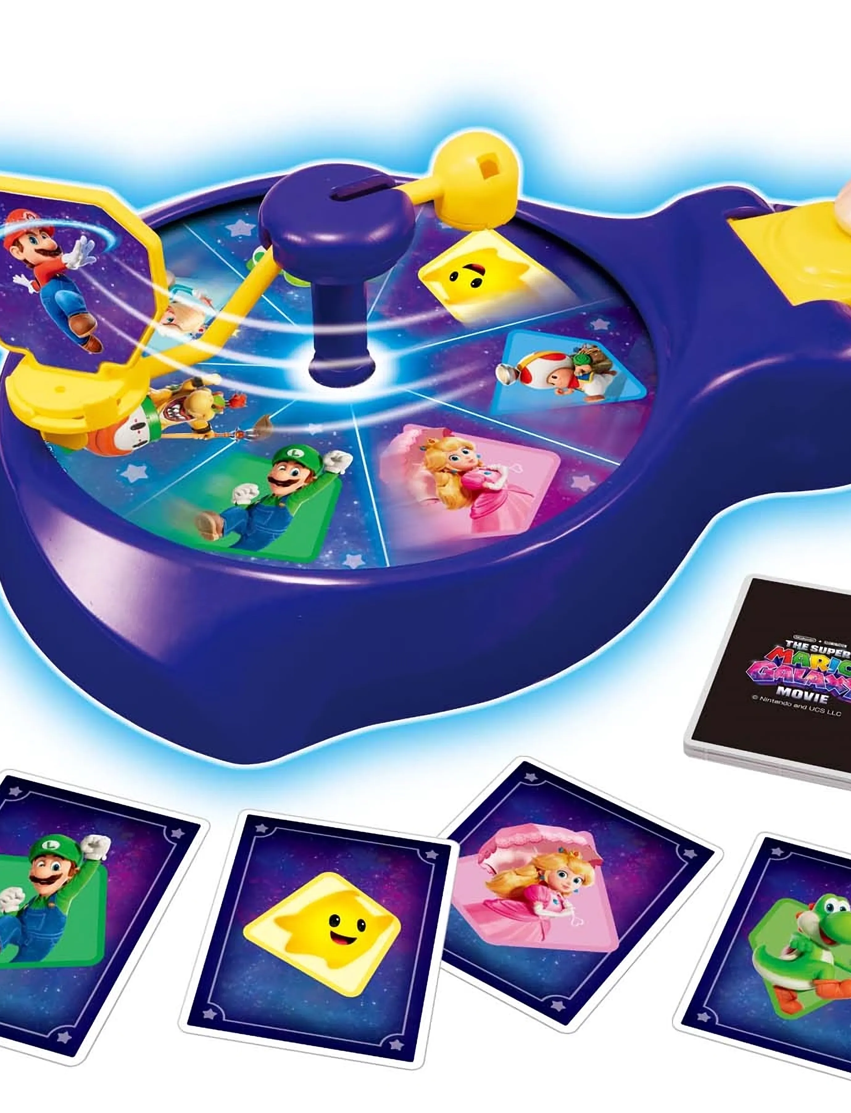 Epoch Games The Super Mario Bros. Movie 2 Challenge Roulette, One Size, Blue, Spil > Brætspil, Børn