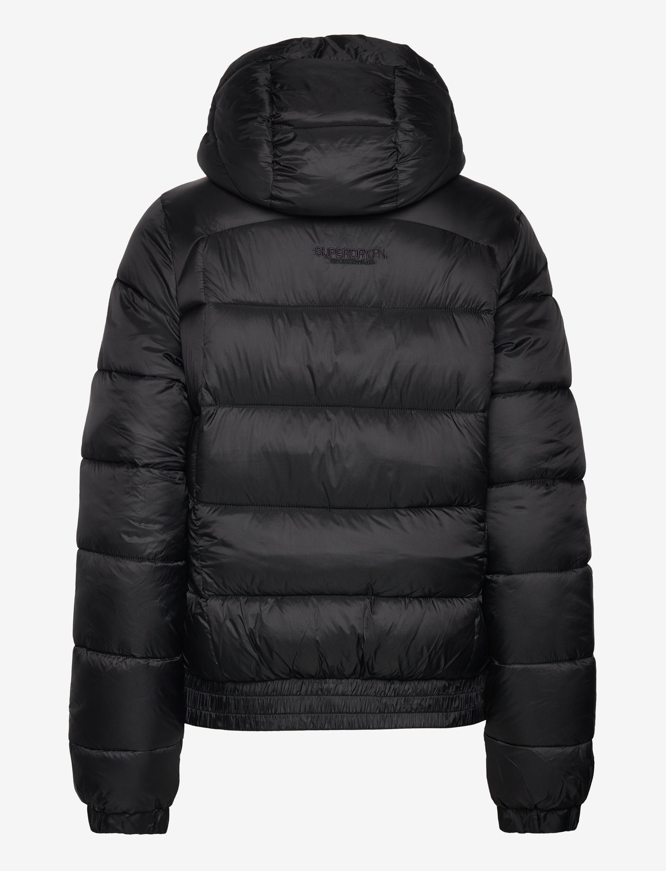 Superdry Sport - SPORTS PUFFER BOMBER JACKET - down- & padded jackets - black - 1