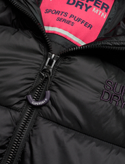 Superdry Sport - SPORTS PUFFER BOMBER JACKET - down- & padded jackets - black - 4