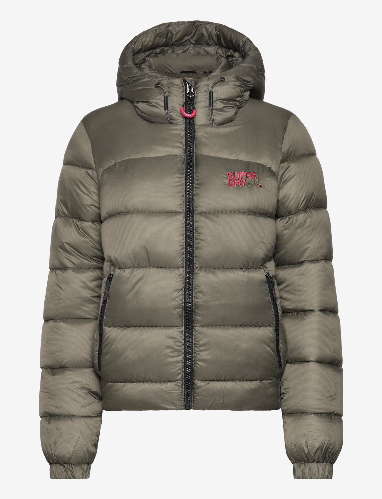 Superdry Sport - SPORTS PUFFER BOMBER JACKET - down- & padded jackets - dusty olive - 0