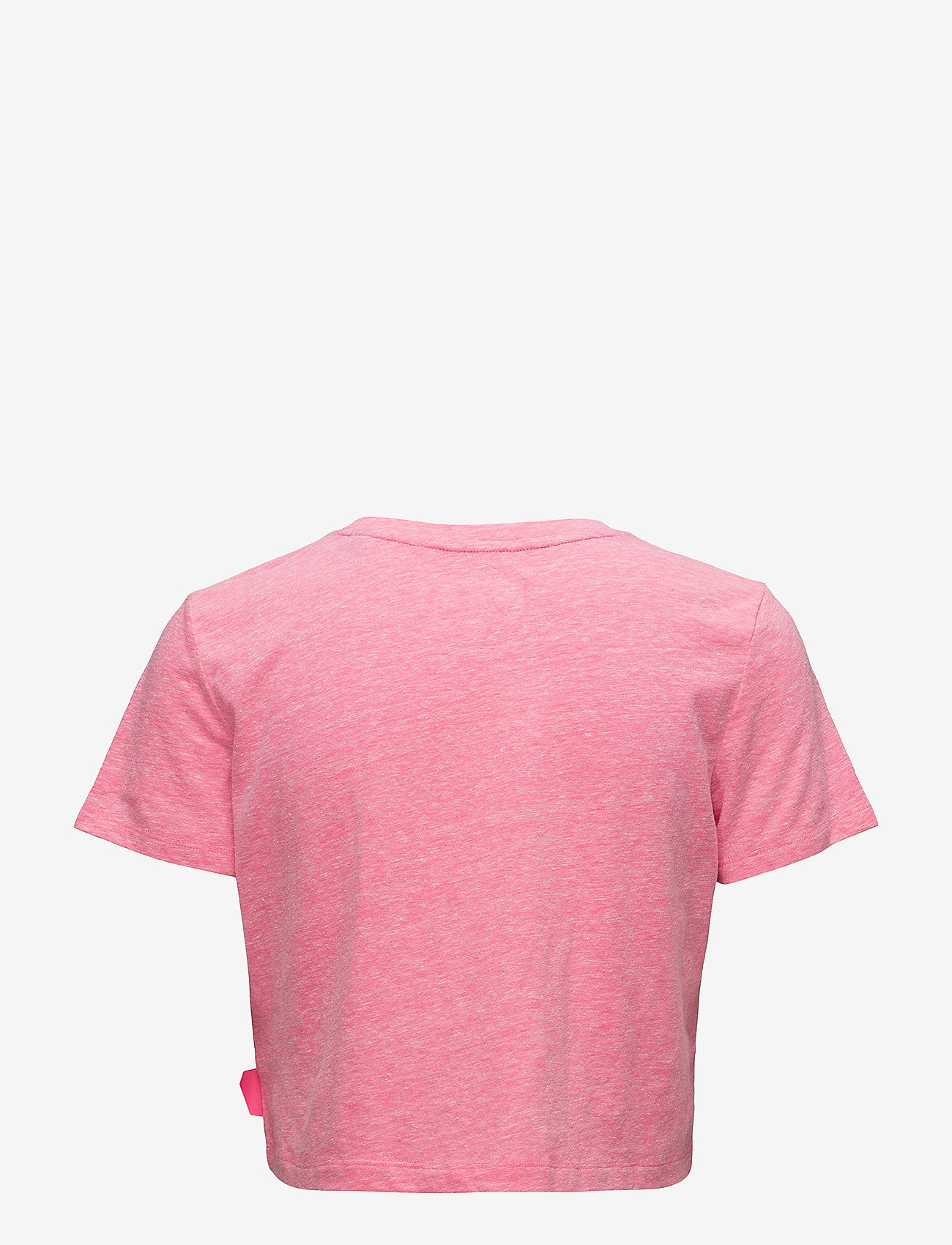 Superdry Sport - SD SPORT ESSENTIALS CROP TEE - pop pink marl - 1