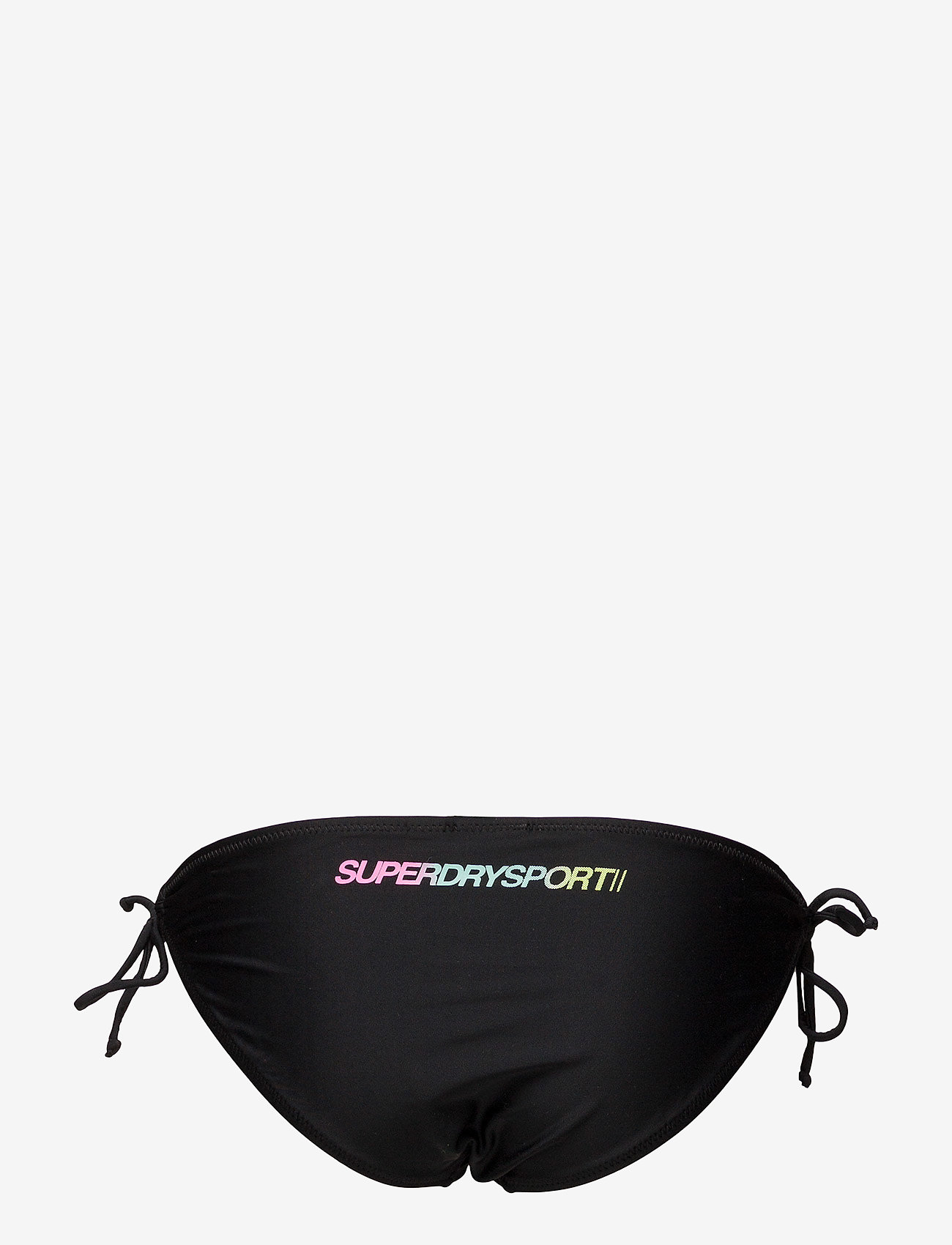 Superdry Sport - SD SPORT TIE BIKINI BOTTOM - black - 1