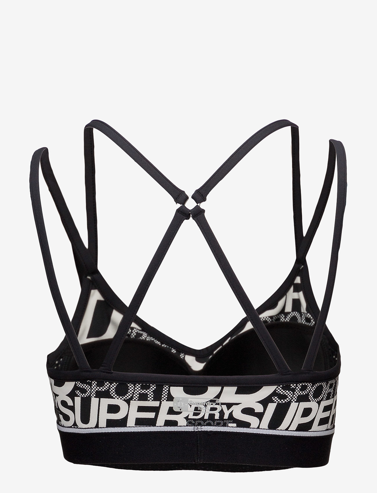 Superdry Sport - SUPERDRY SPORT DASH BRA - black/white - 1