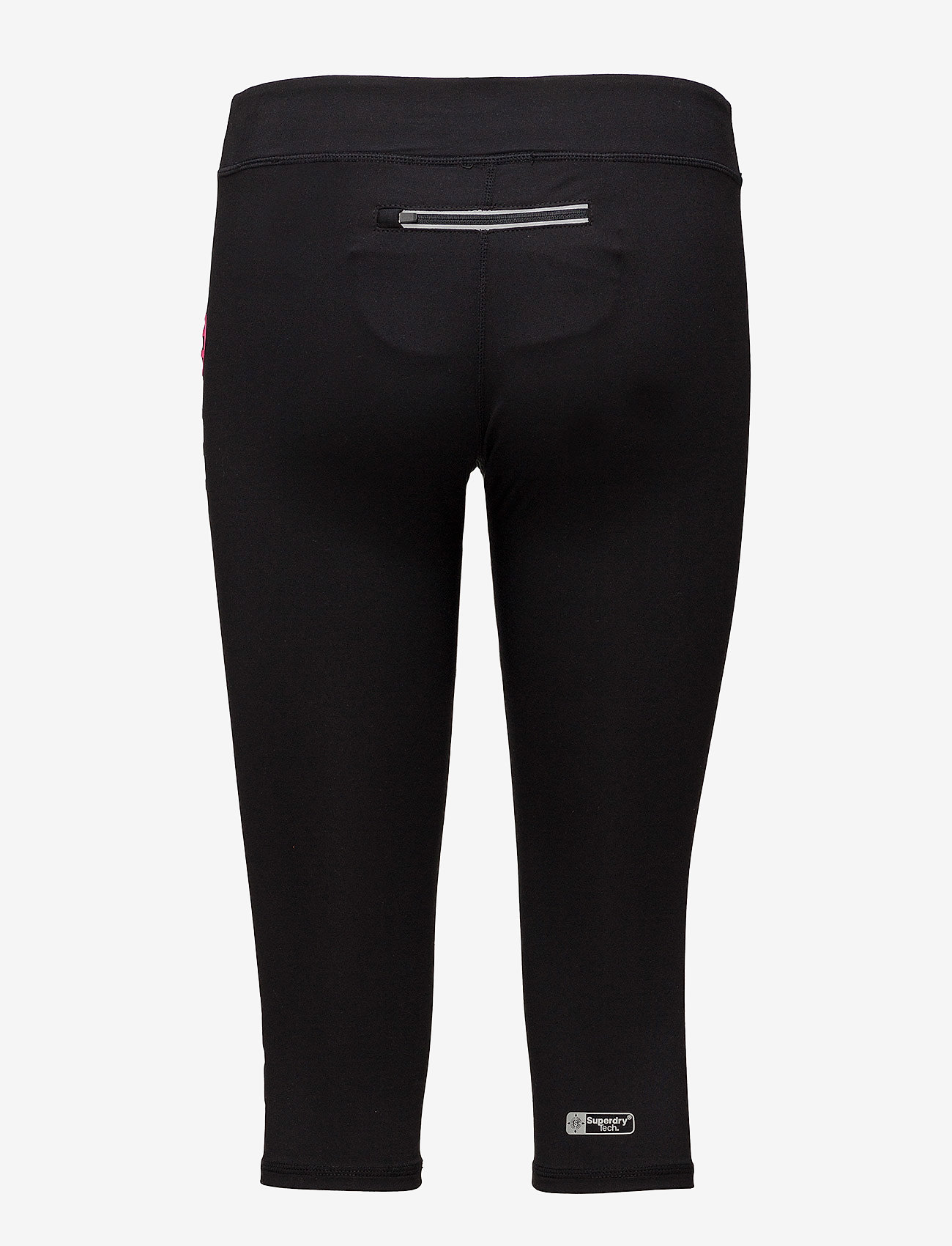 Superdry Sport - SUPERDRY CORE GYM CAPRI - black - 1