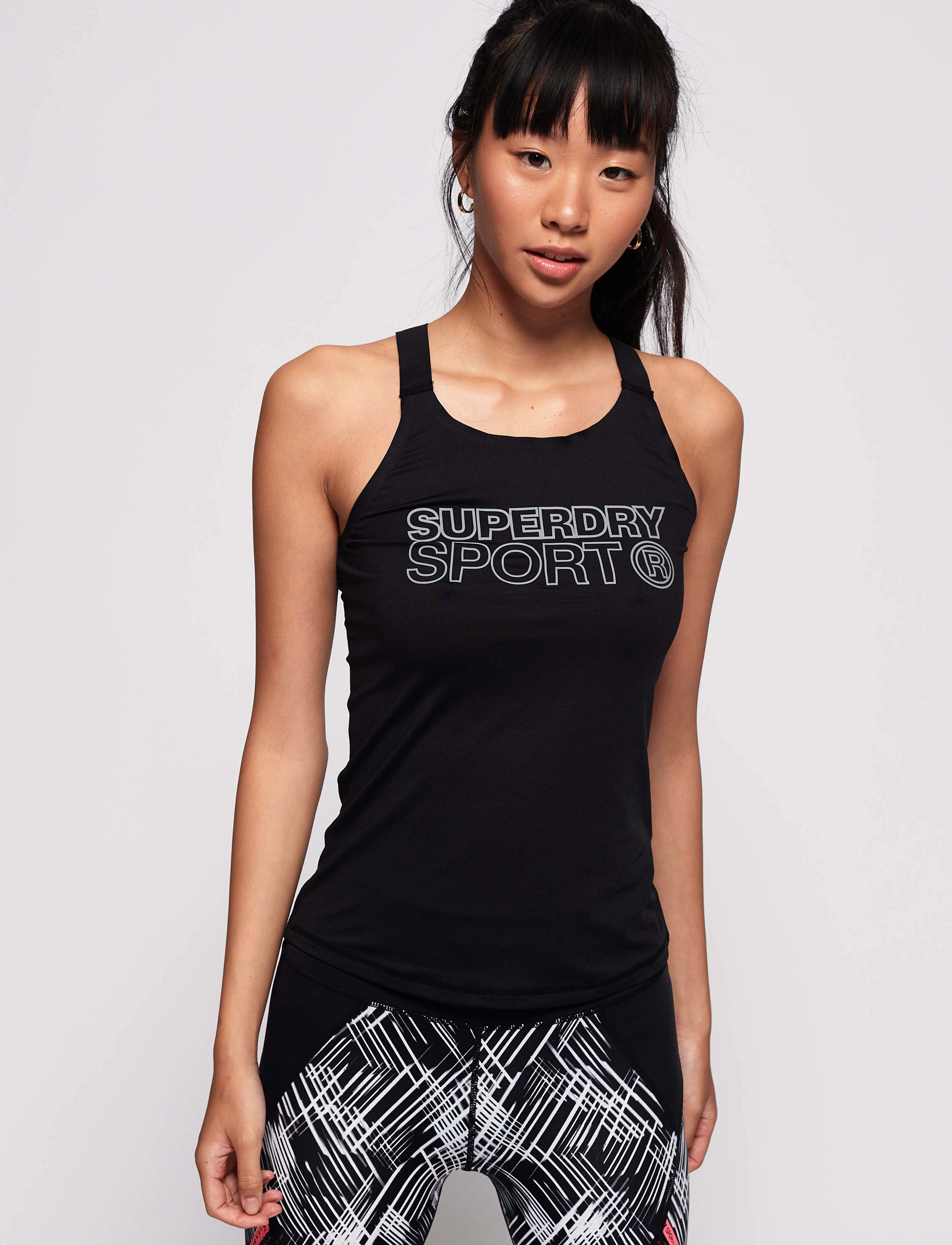 Superdry Sport - ACTIVE FITTED VEST - black - 2