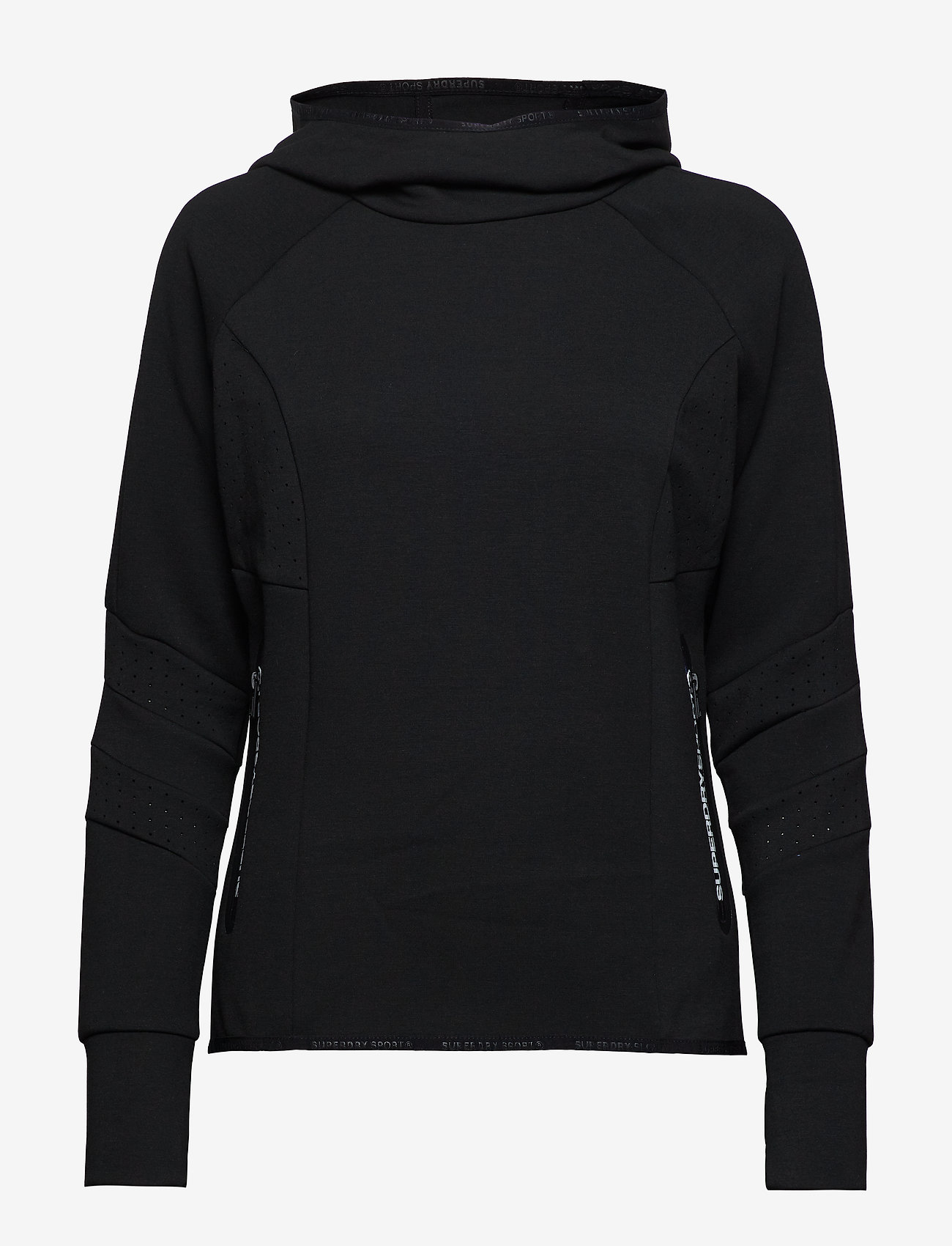 Superdry Sport - CORE GYM TECH FUNNEL - black - 0