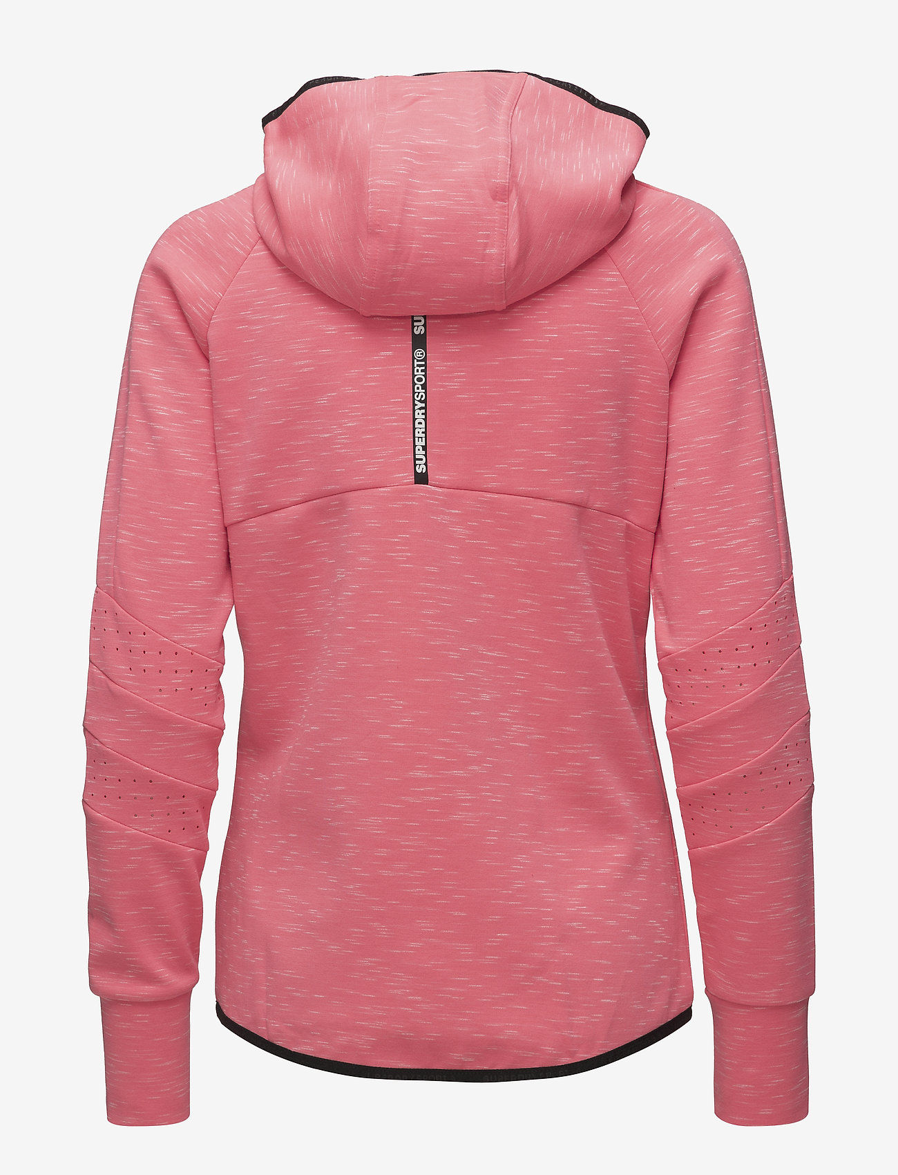 Superdry Sport - CORE GYM TECH PANEL ZIPHOOD - fusion pink - 1