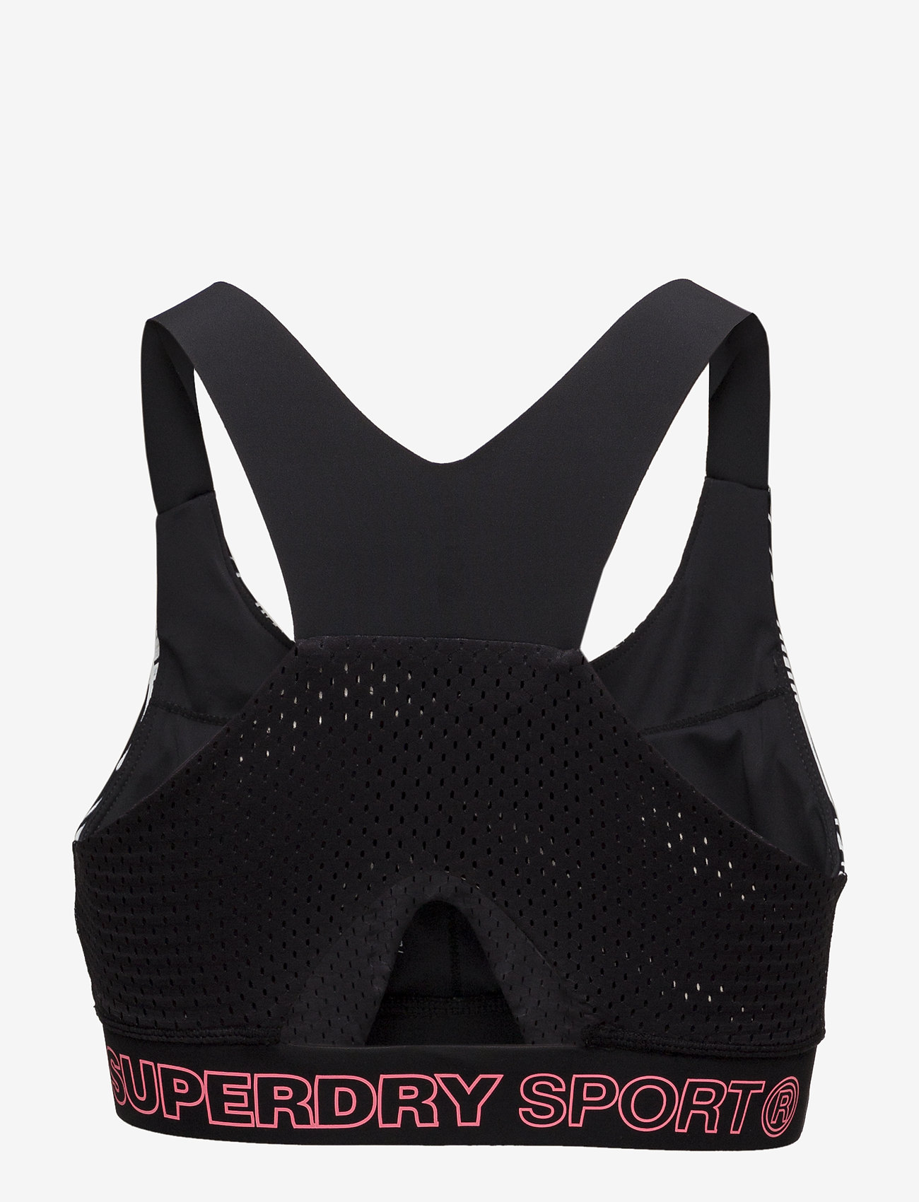 Superdry Sport - ACTIVE BRA - motion lines mono print - 1