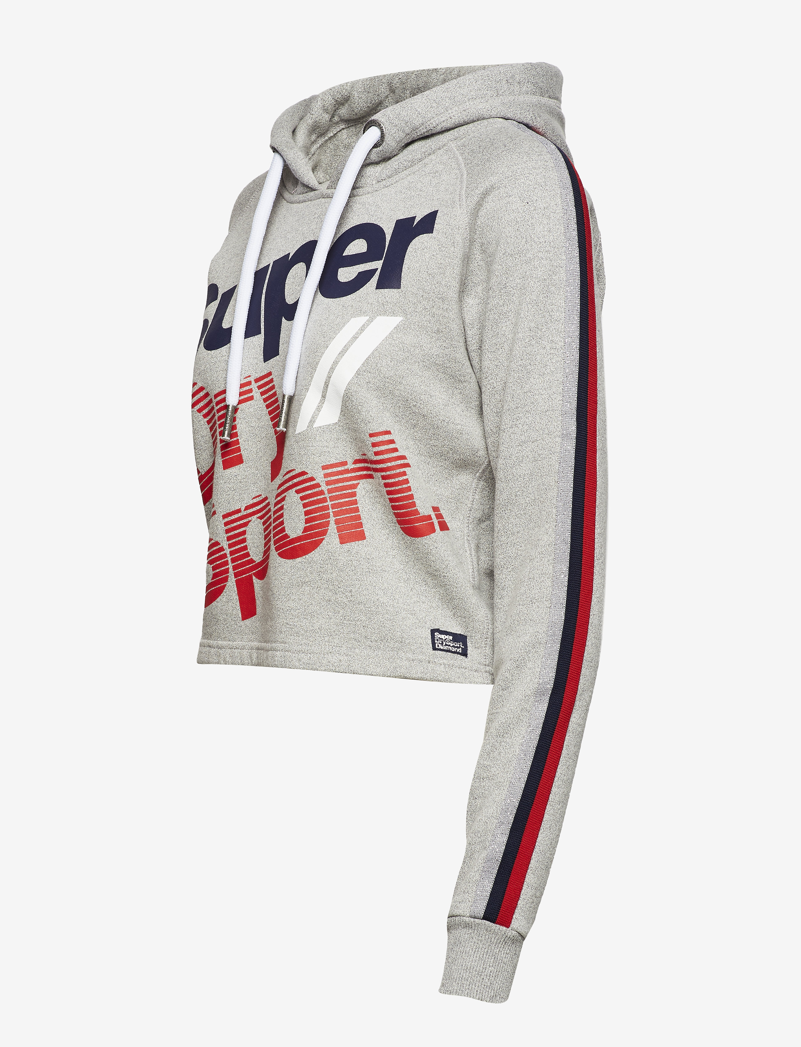 Superdry Sport - DIAGONAL SPEED SPORT HOOD - grey grit - 2