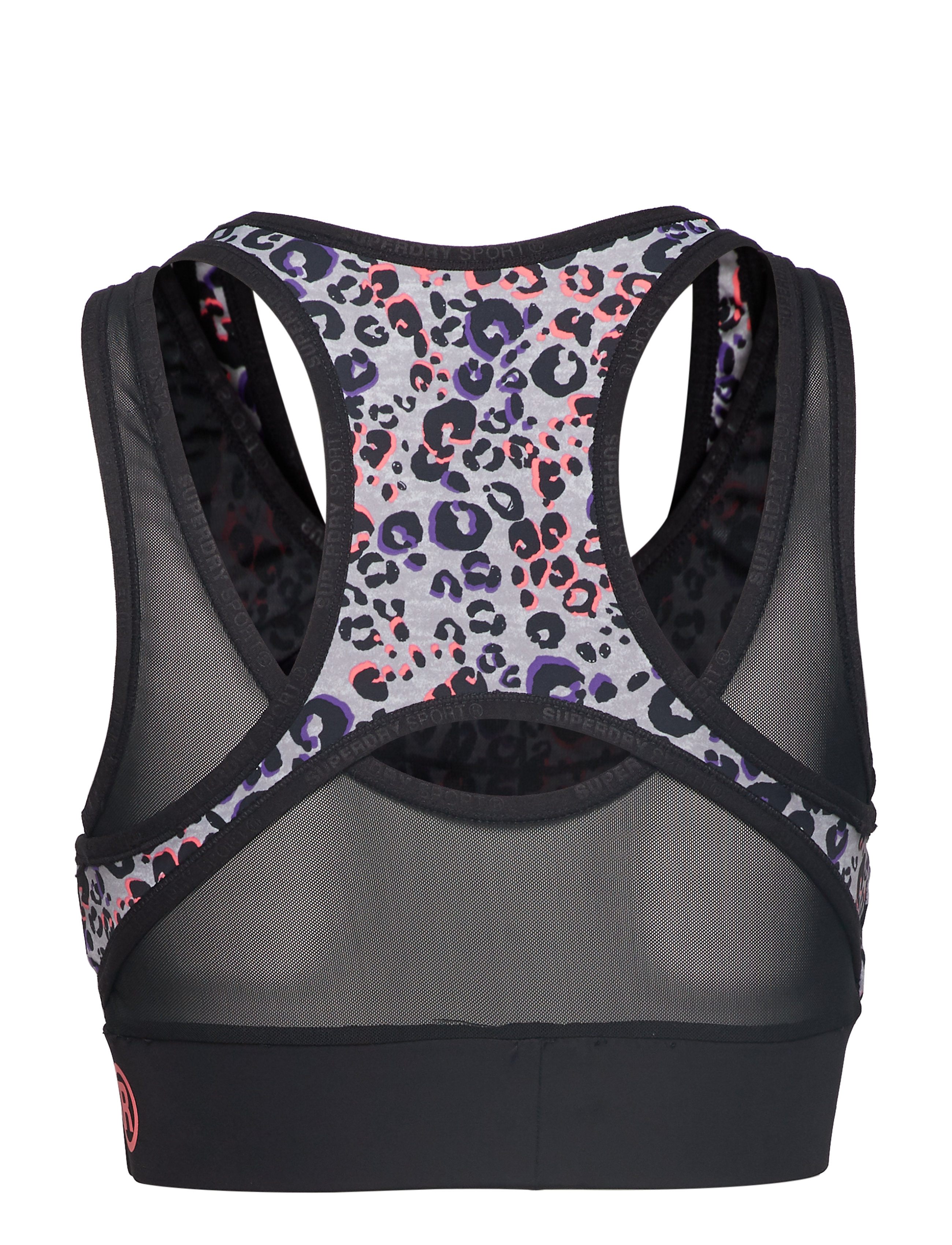 Superdry Sport - ACTIVE LAYER BRA - lola leopard coral print - 1
