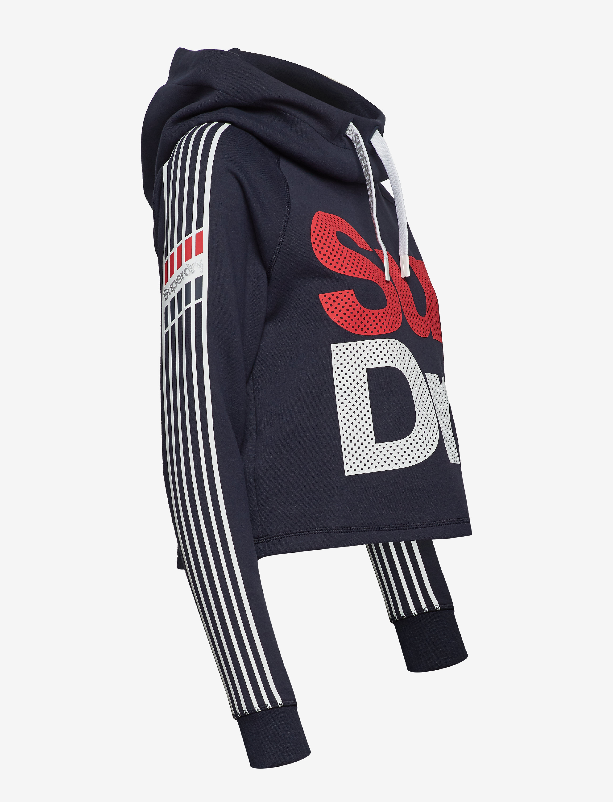 Superdry Sport - ATHLETICO CROP HOOD - navy - 2