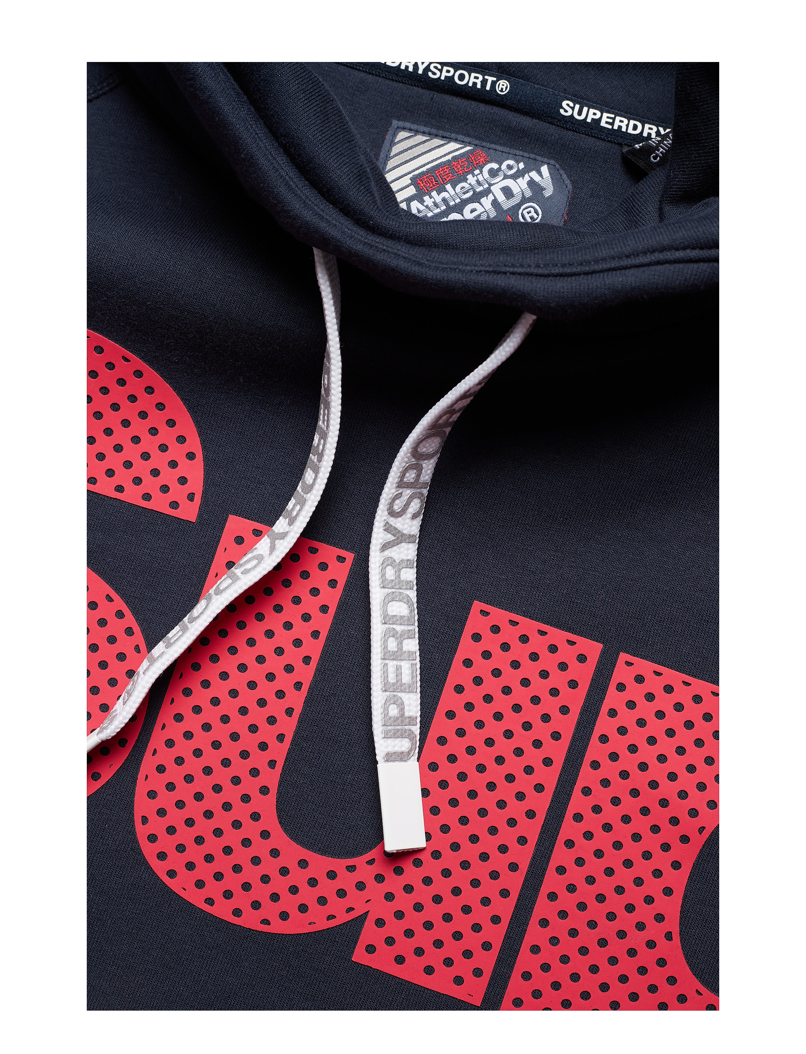 Superdry Sport - ATHLETICO CROP HOOD - navy - 4