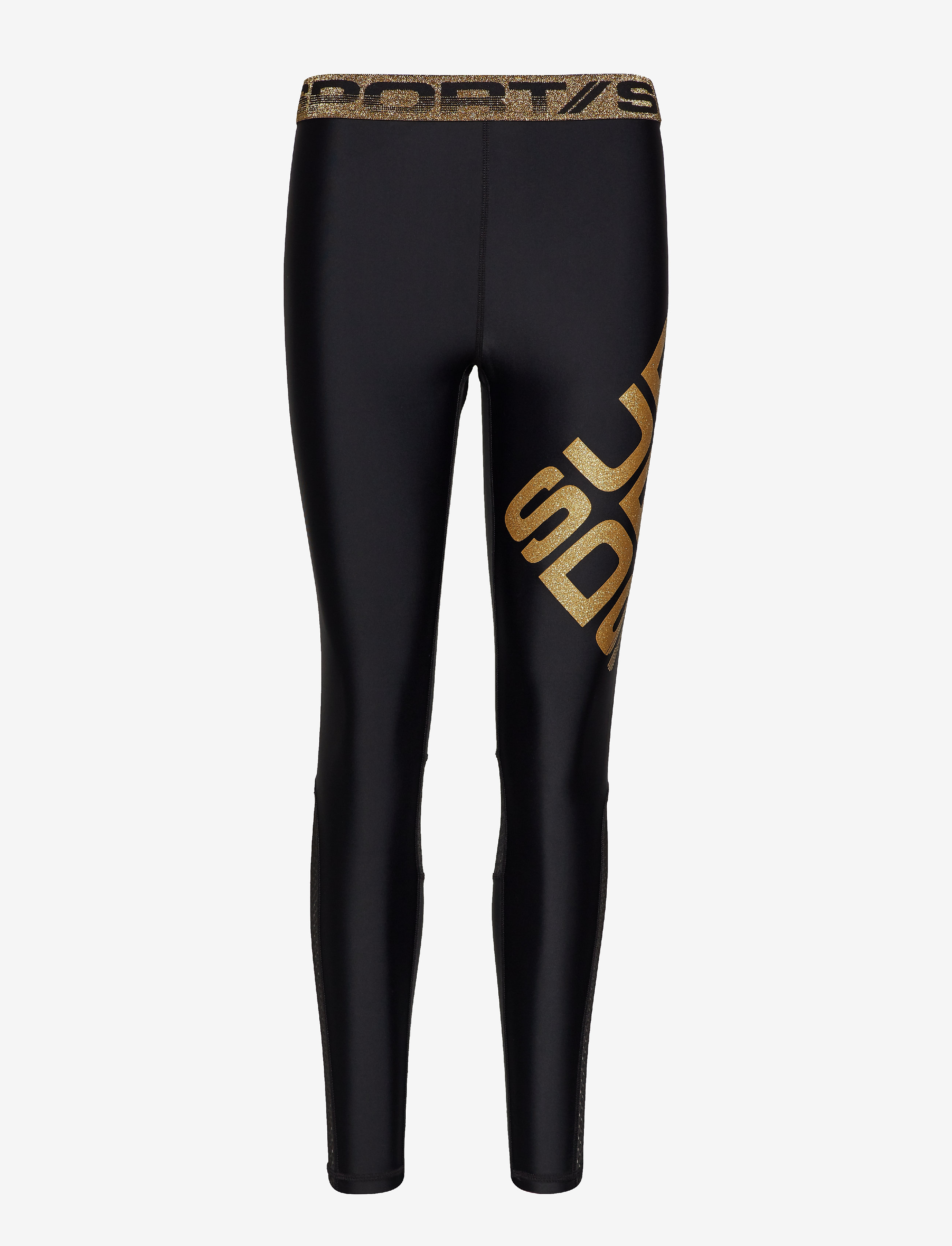 Superdry Sport - BOLT SPORT LEGGING - black/gold - 0