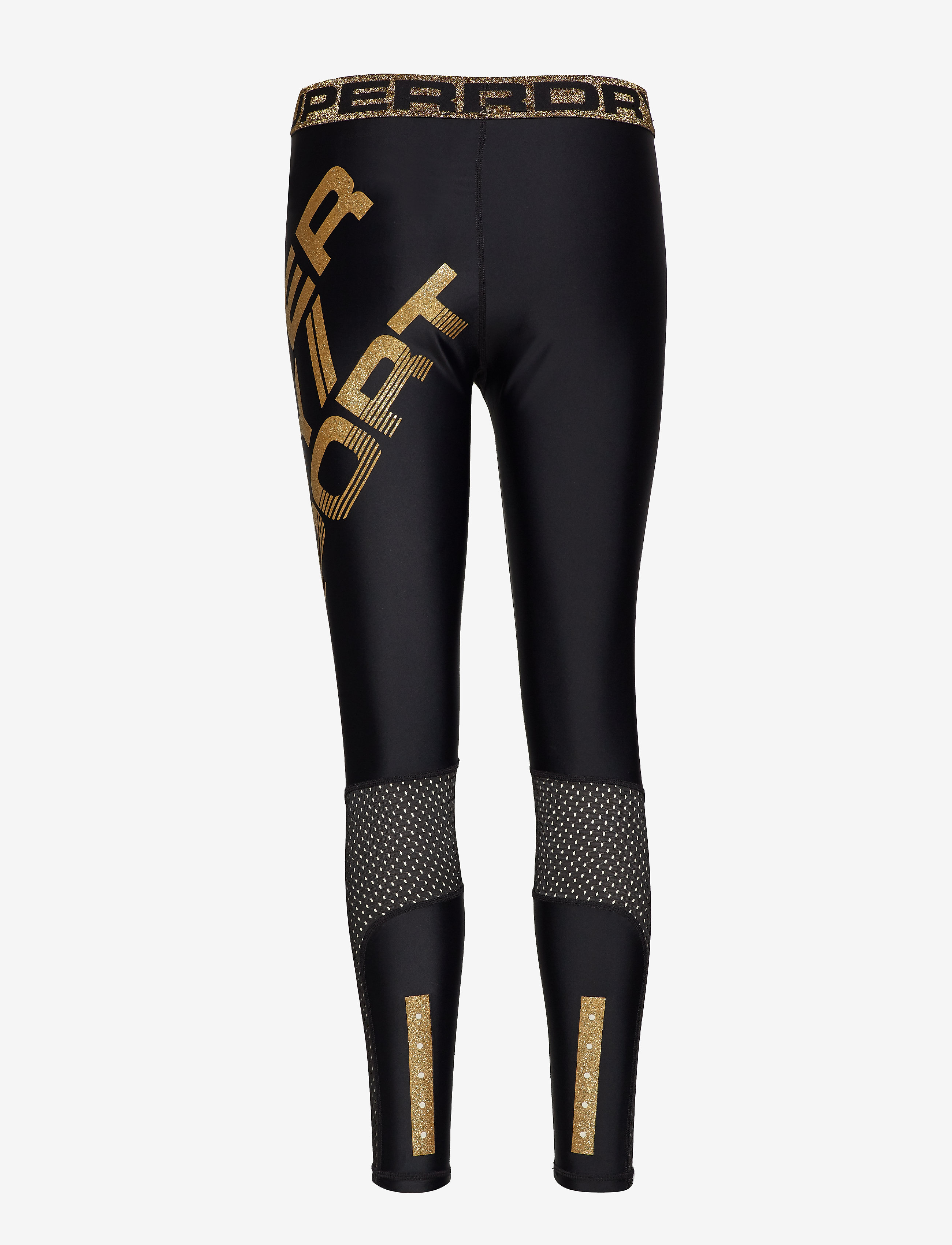 Superdry Sport - BOLT SPORT LEGGING - black/gold - 1